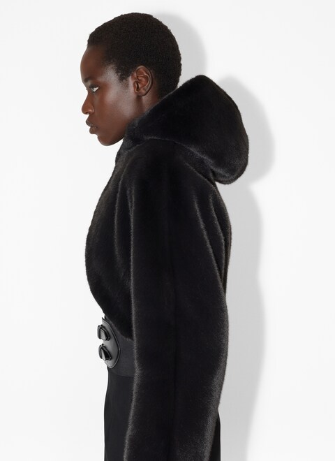 Hooded bolero jacket - maison-alaia.com