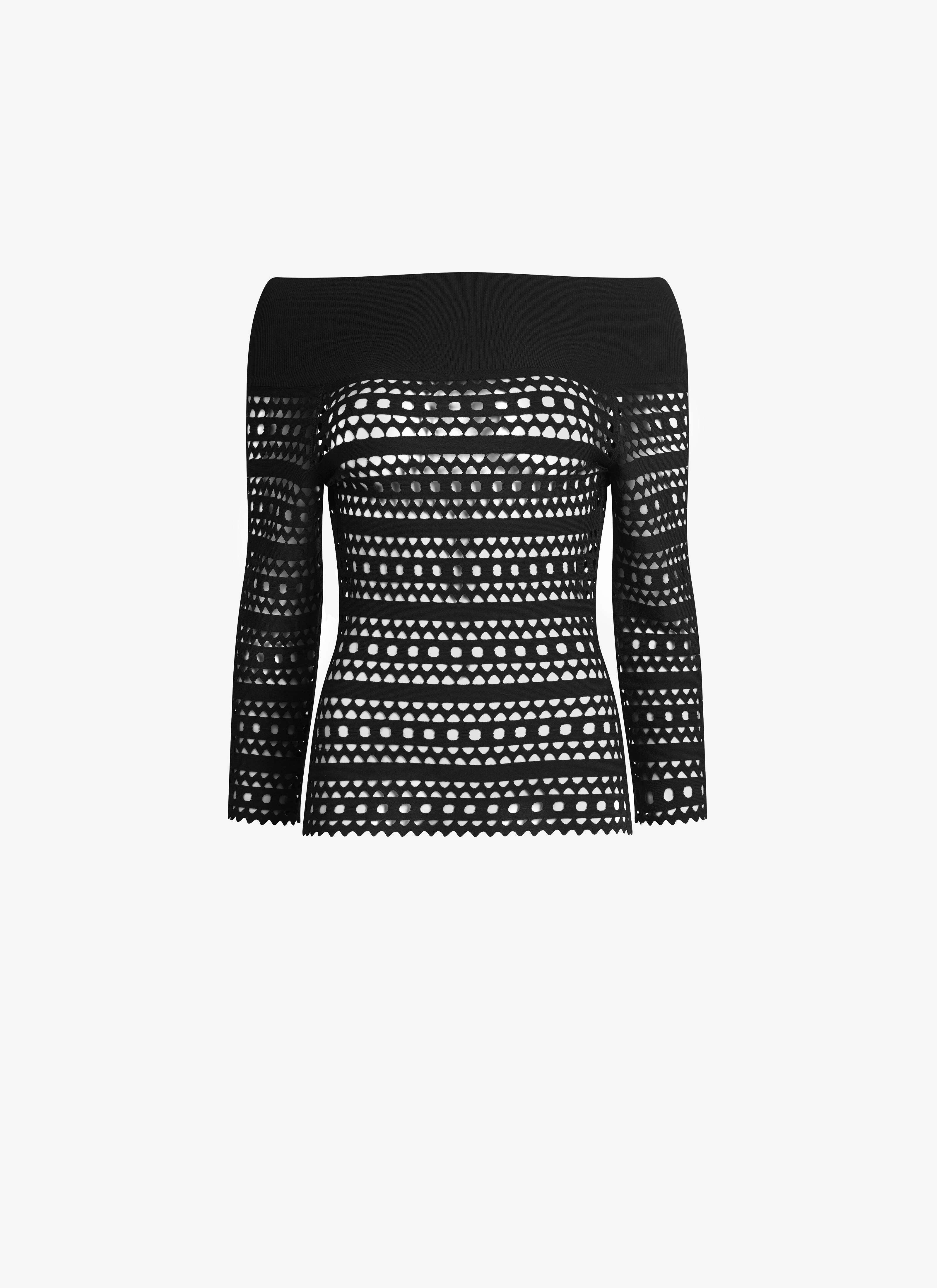 Off-shoulder Vienne top - maison-alaia.com