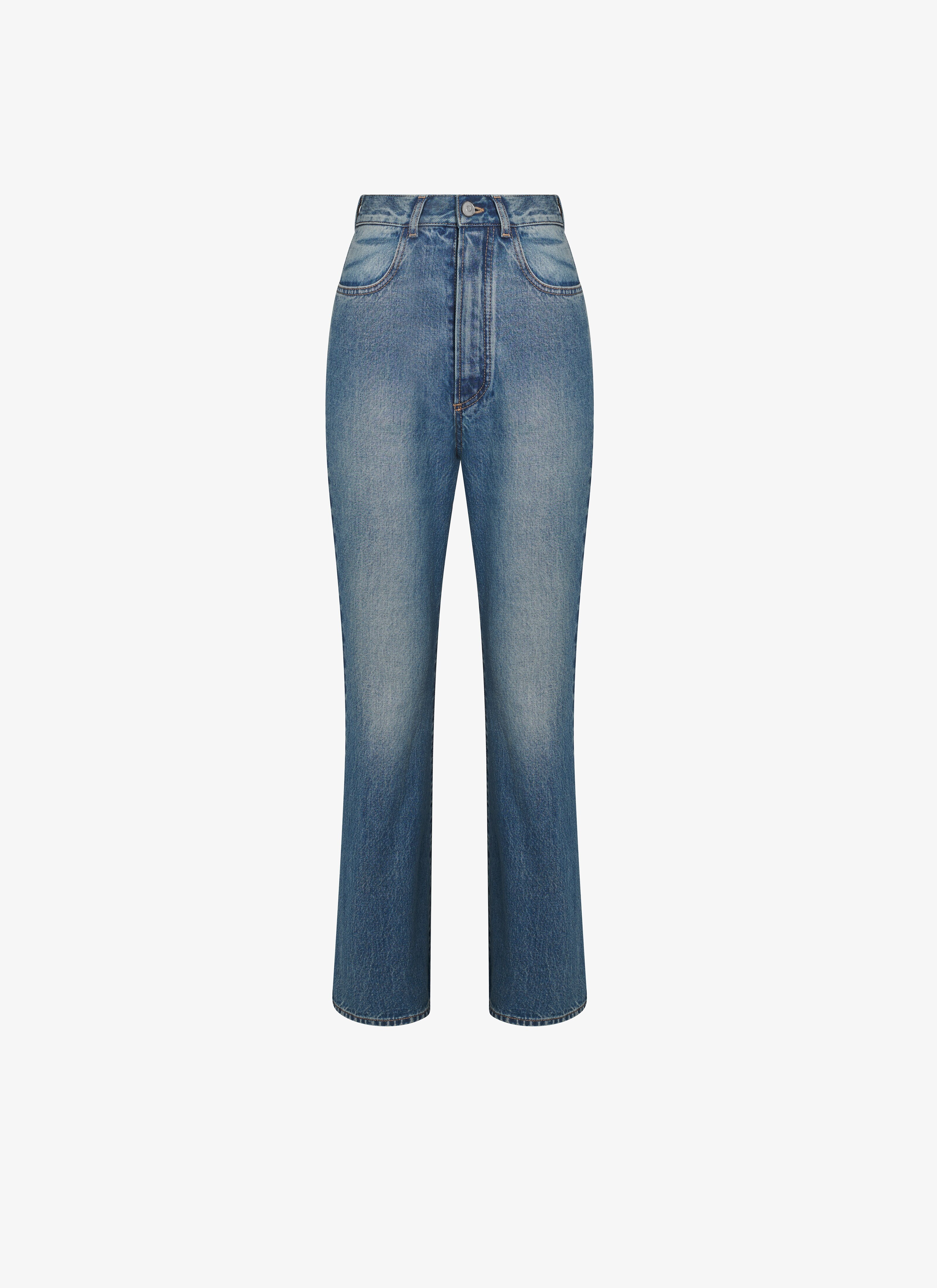 civilisere Hilsen syndrom ALAÏA Women's Blue Bootcut Denim Jeans | ALAÏA US