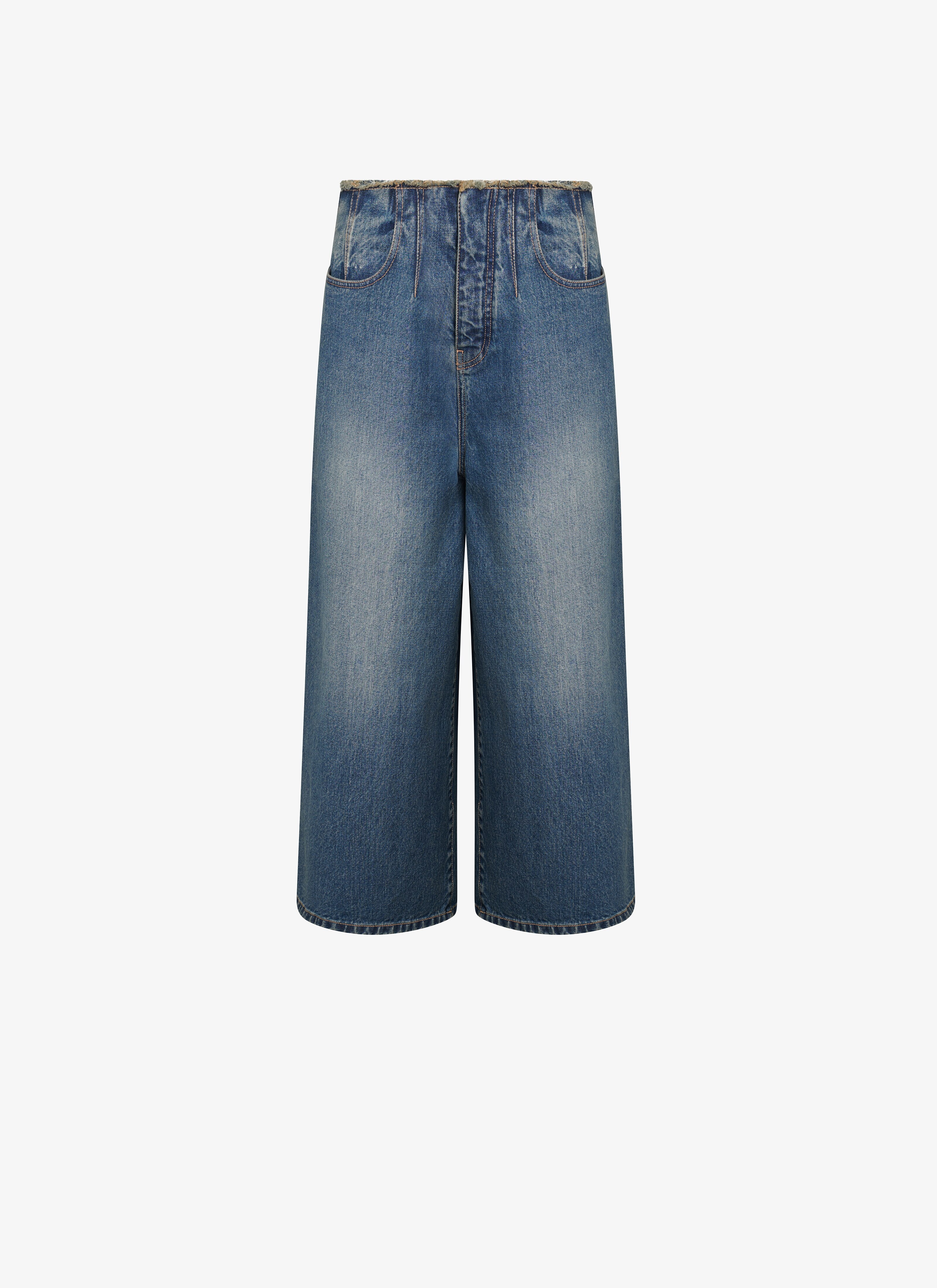 Low waisted loose jeans - maison-alaia.com