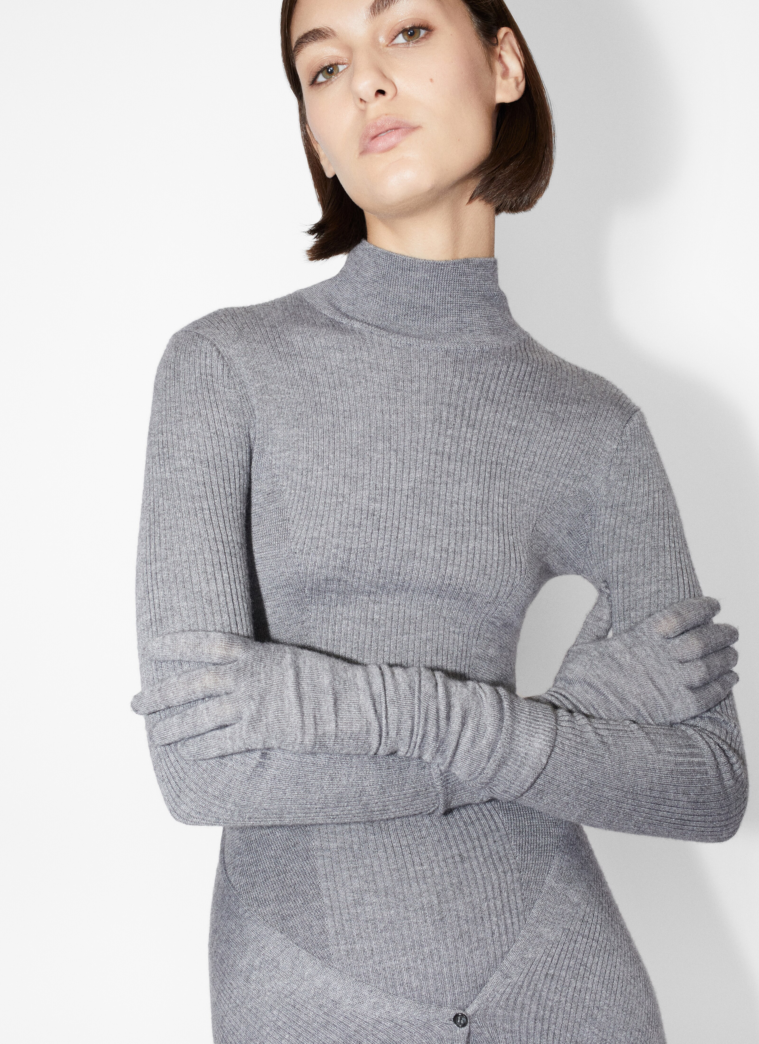 Silk and cashmere dress - maison-alaia.com