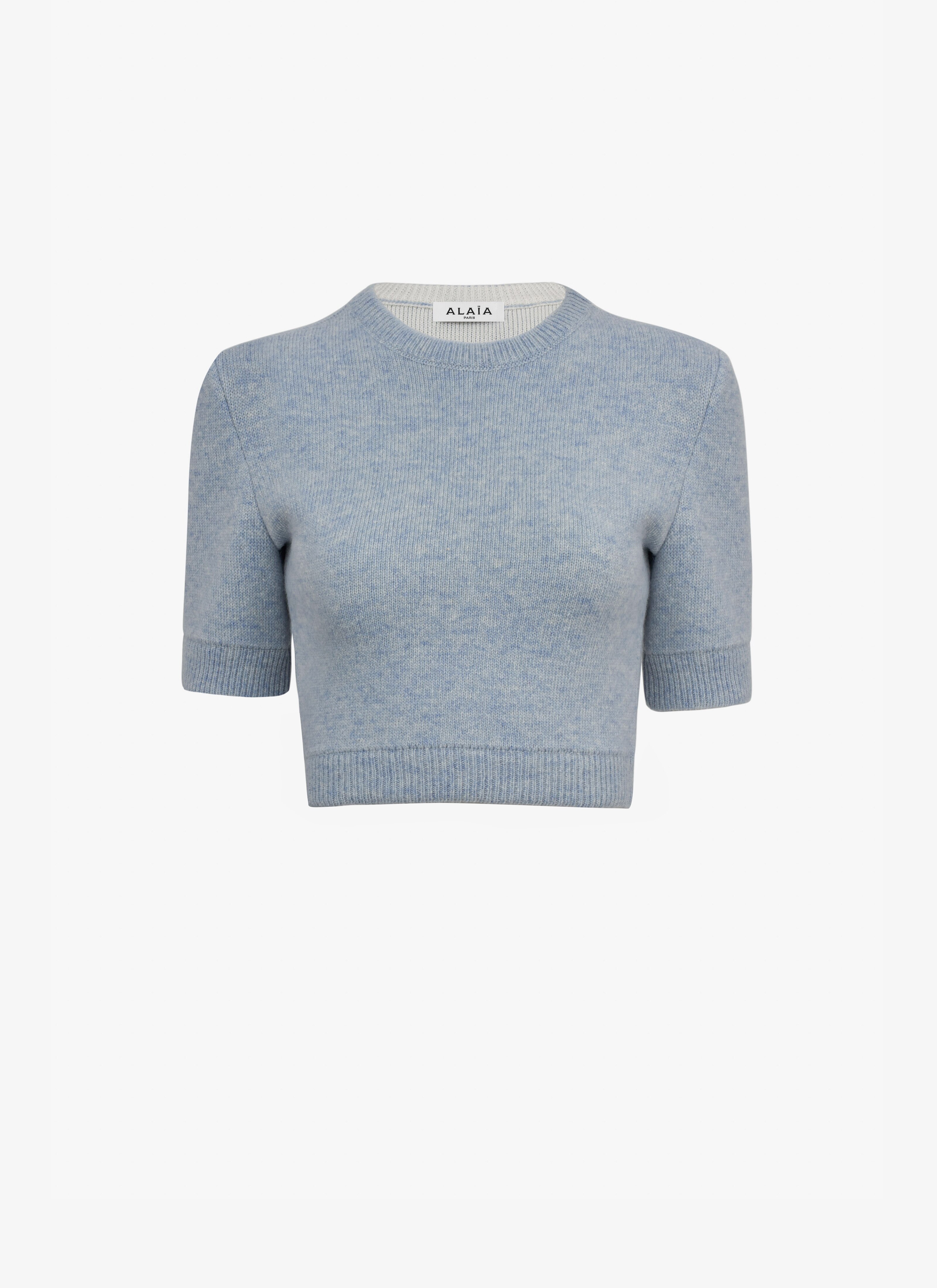 Shetland cropped t-shirt - maison-alaia.com