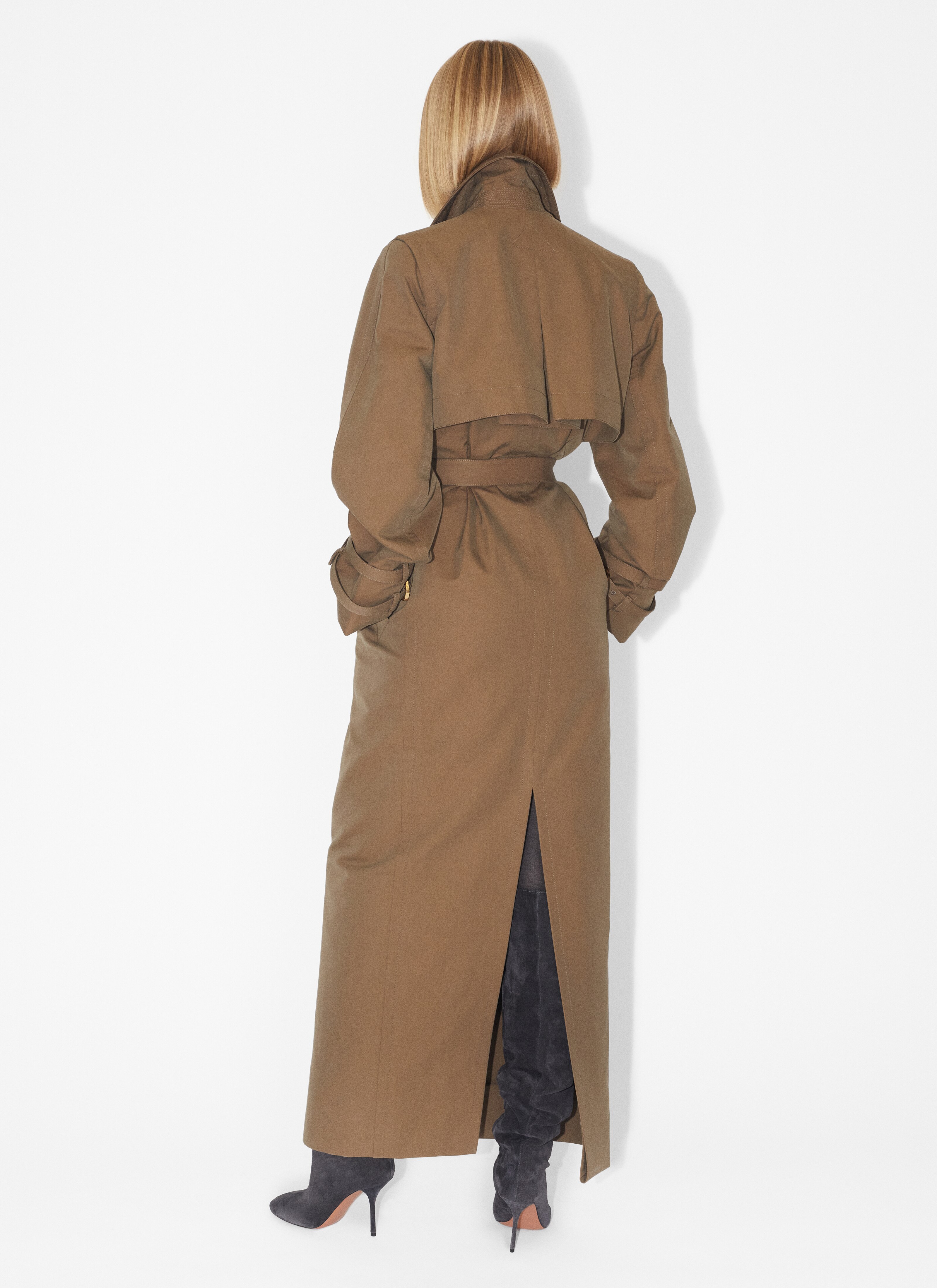 ALAÏA BEIGE TRENCH-COAT 