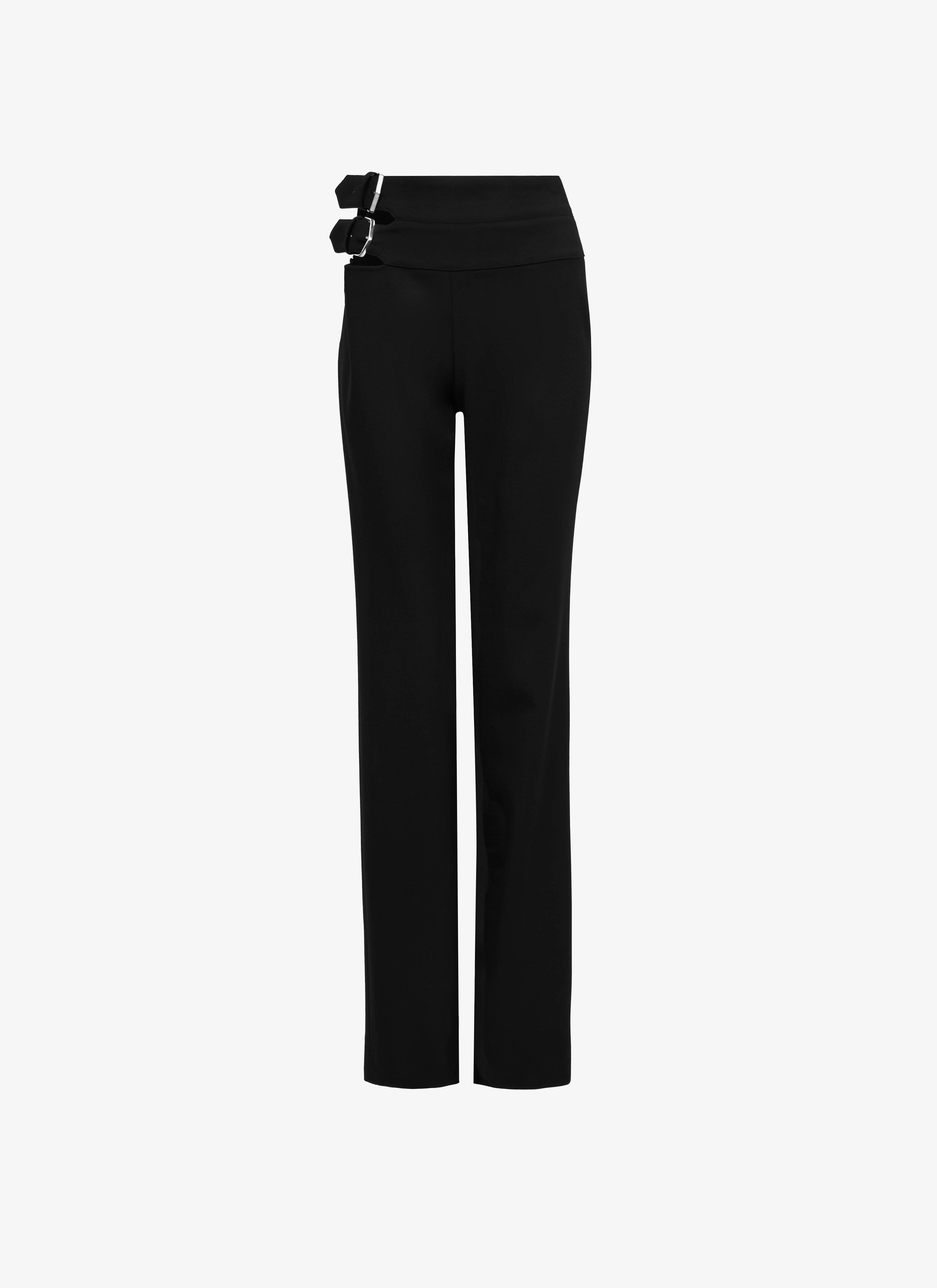 ALAÏA BLACK FITTED TROUSERS 