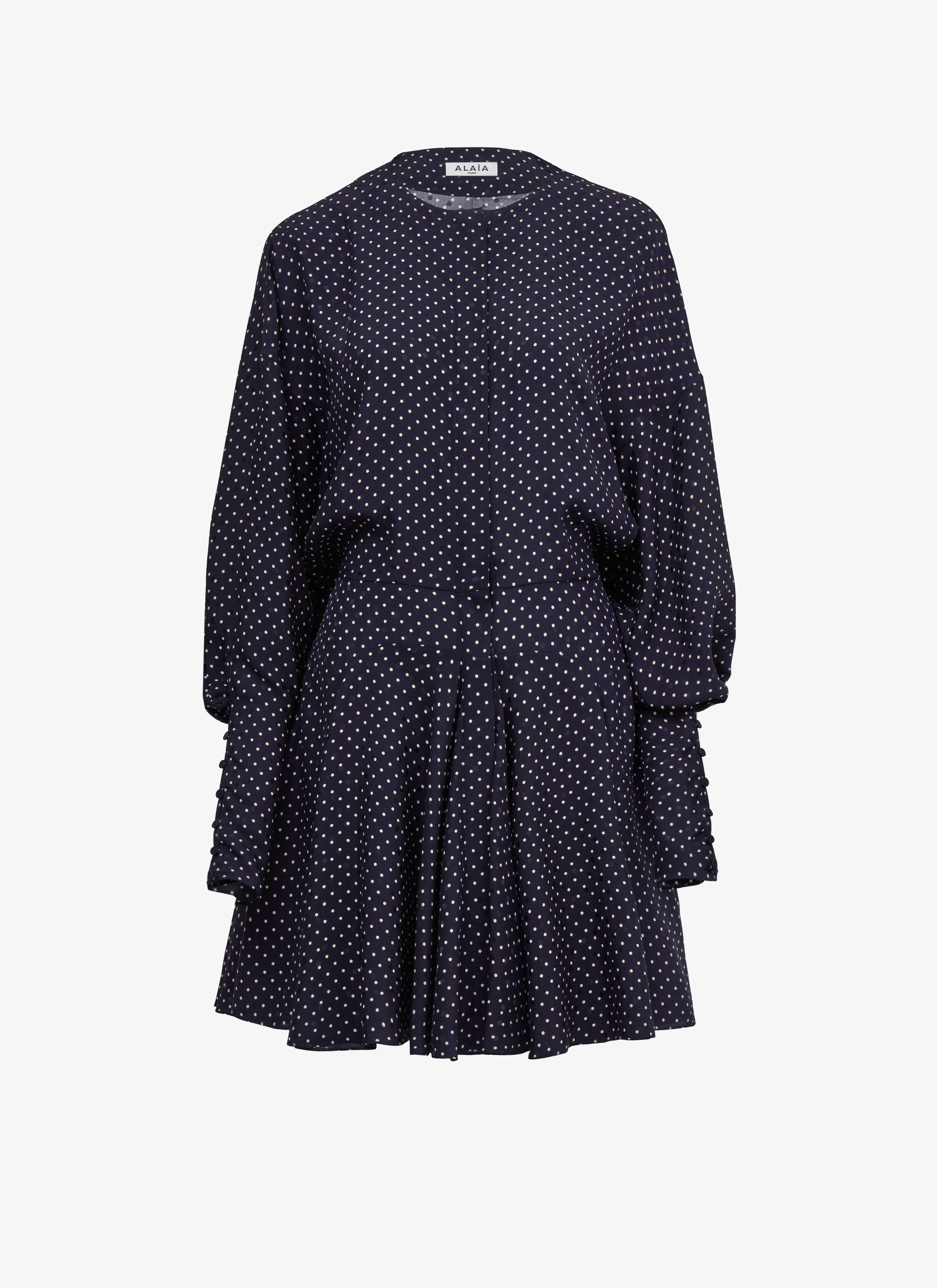 Polka dots skater dress - maison-alaia.com