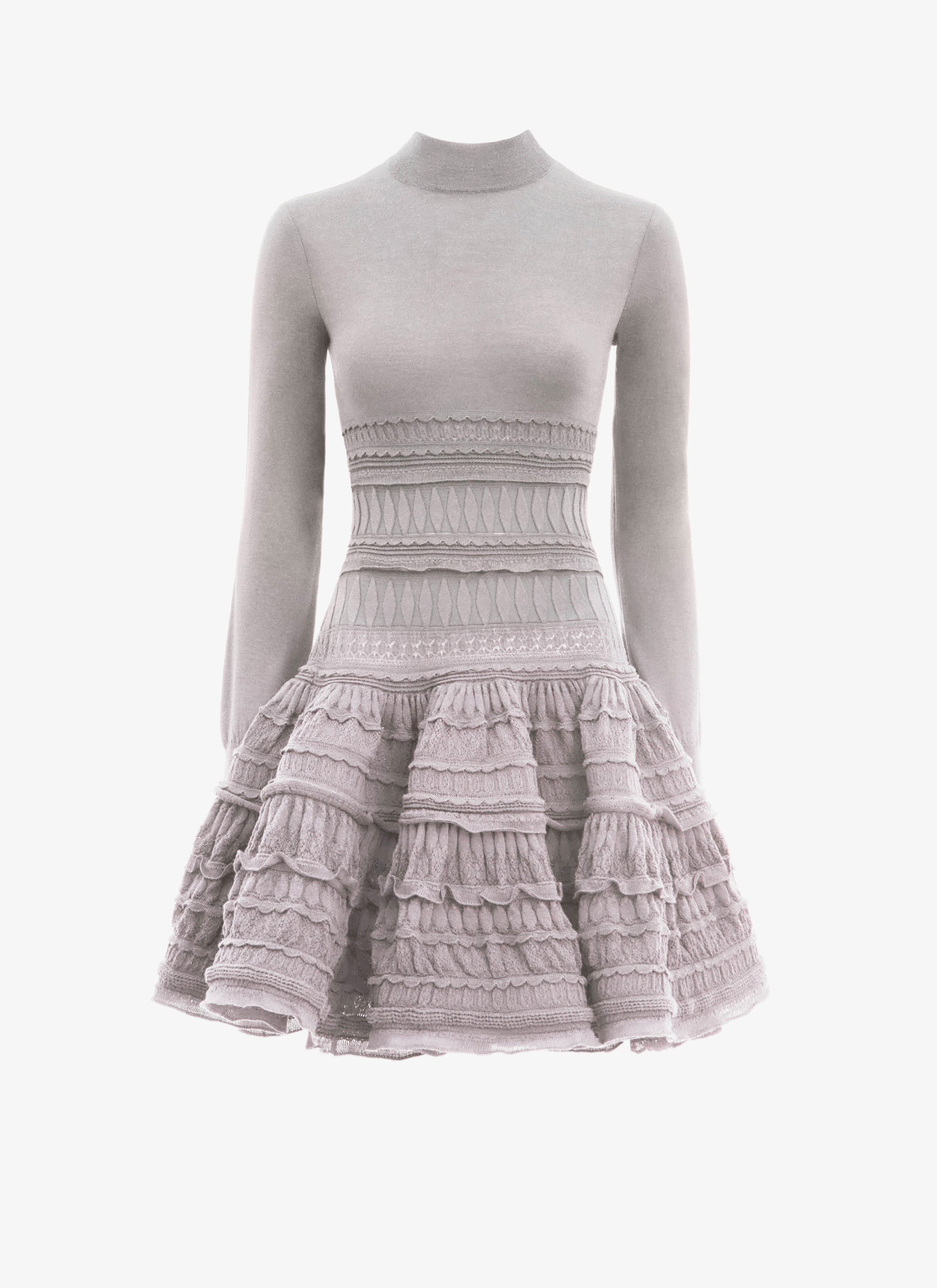 Women's Grey Crinoline Dress | ALAÏA PT