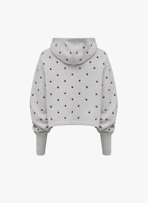 Eyelet hoodie - maison-alaia.com