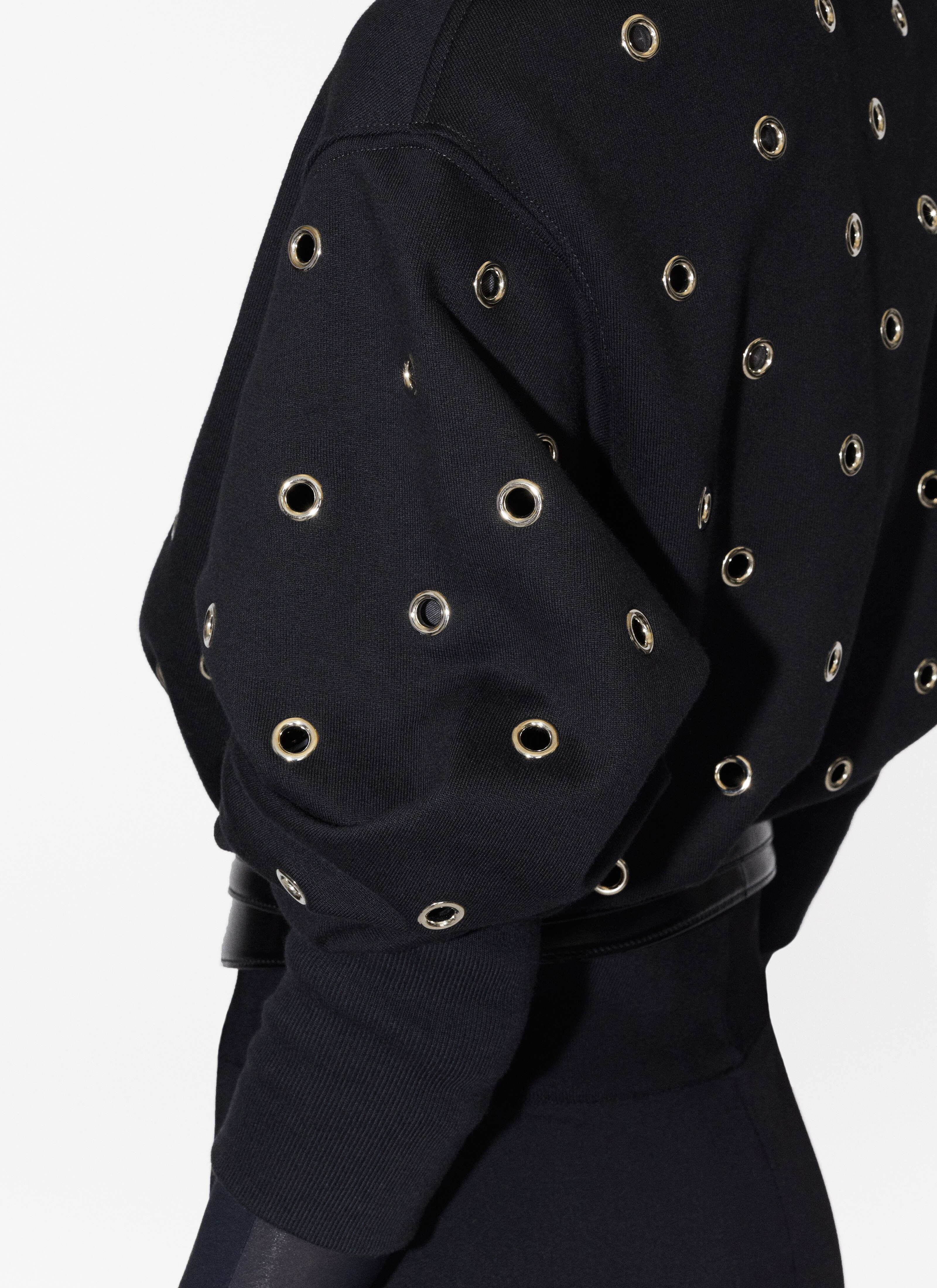 Eyelet hoodie - maison-alaia.com