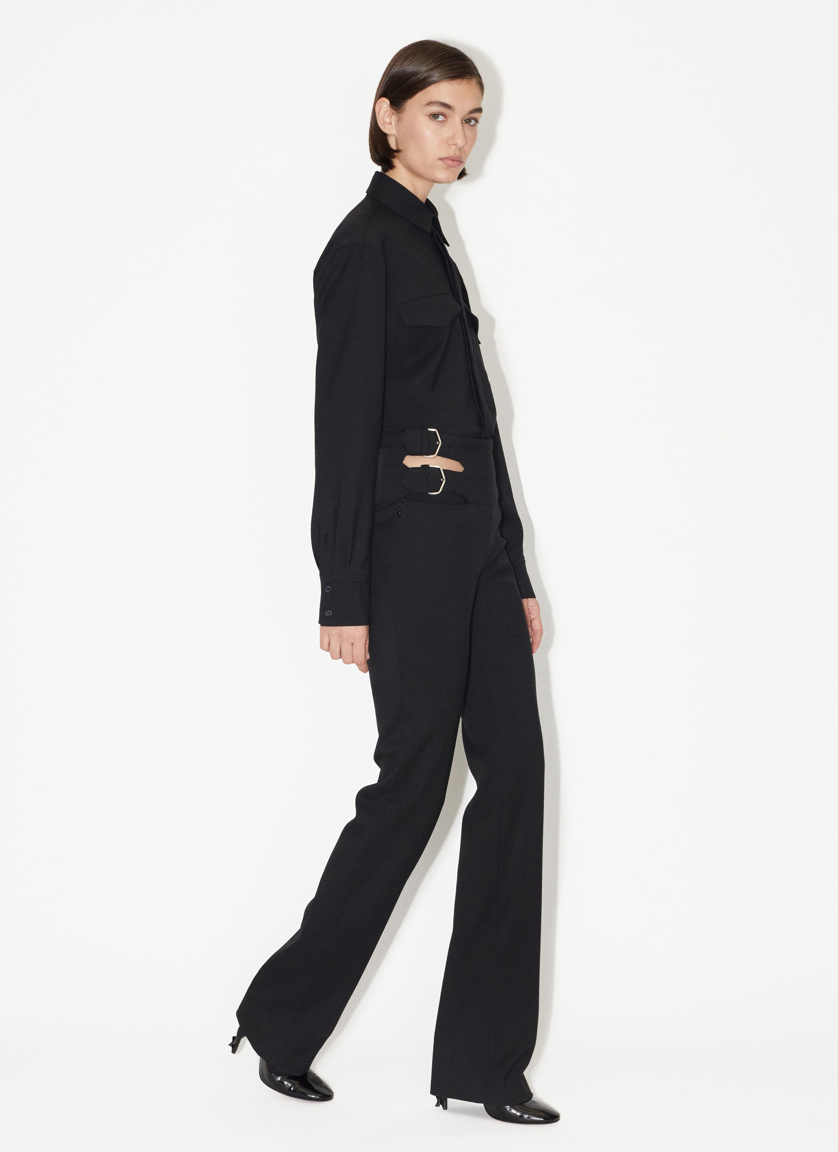 ALAÏA BLACK WOOLLEN JACKET