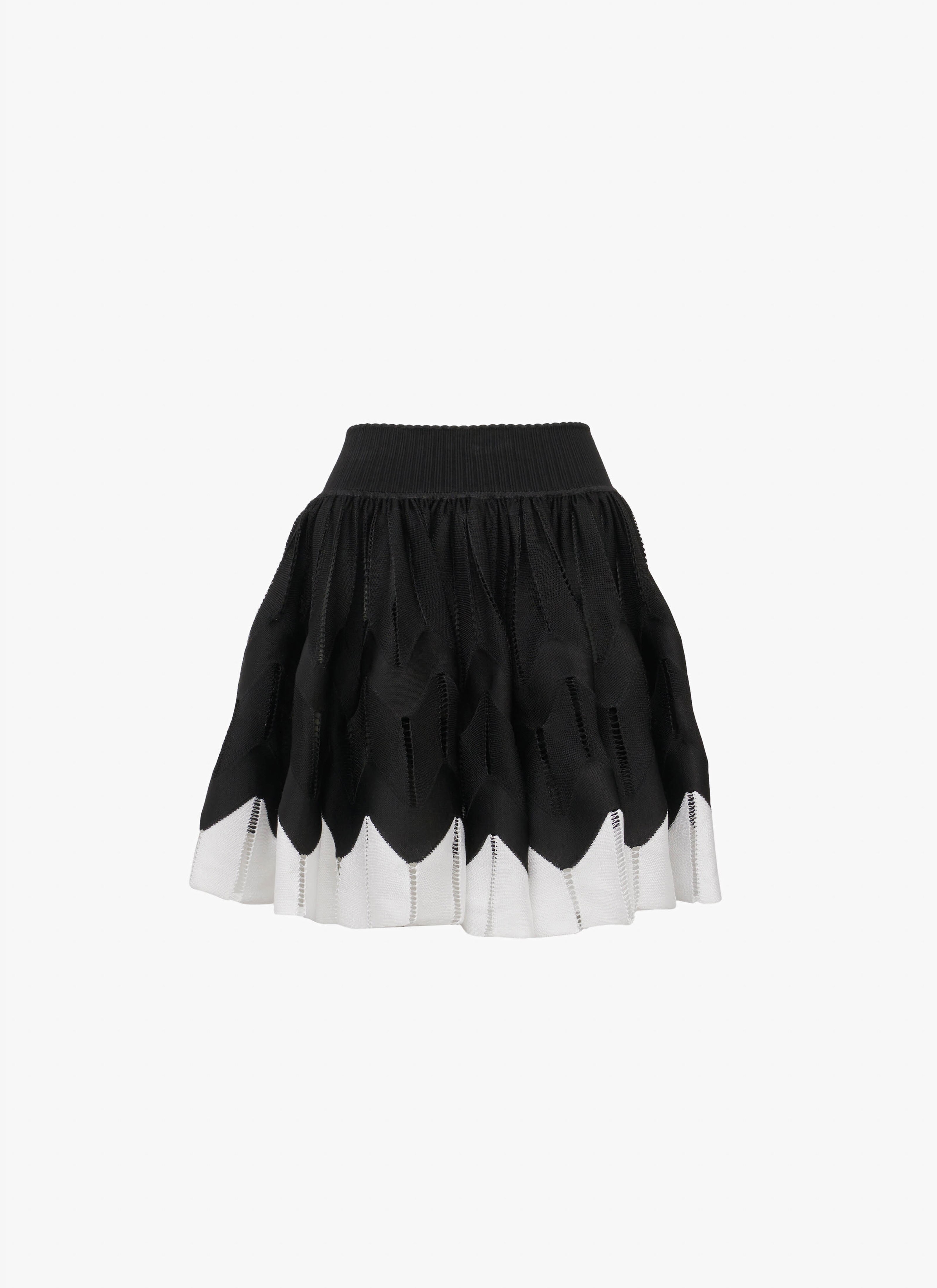 Bi-color crinoline skirt maison-alaia.com