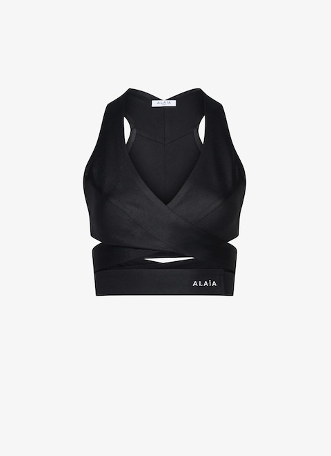 Sculpting jersey bra - maison-alaia.com