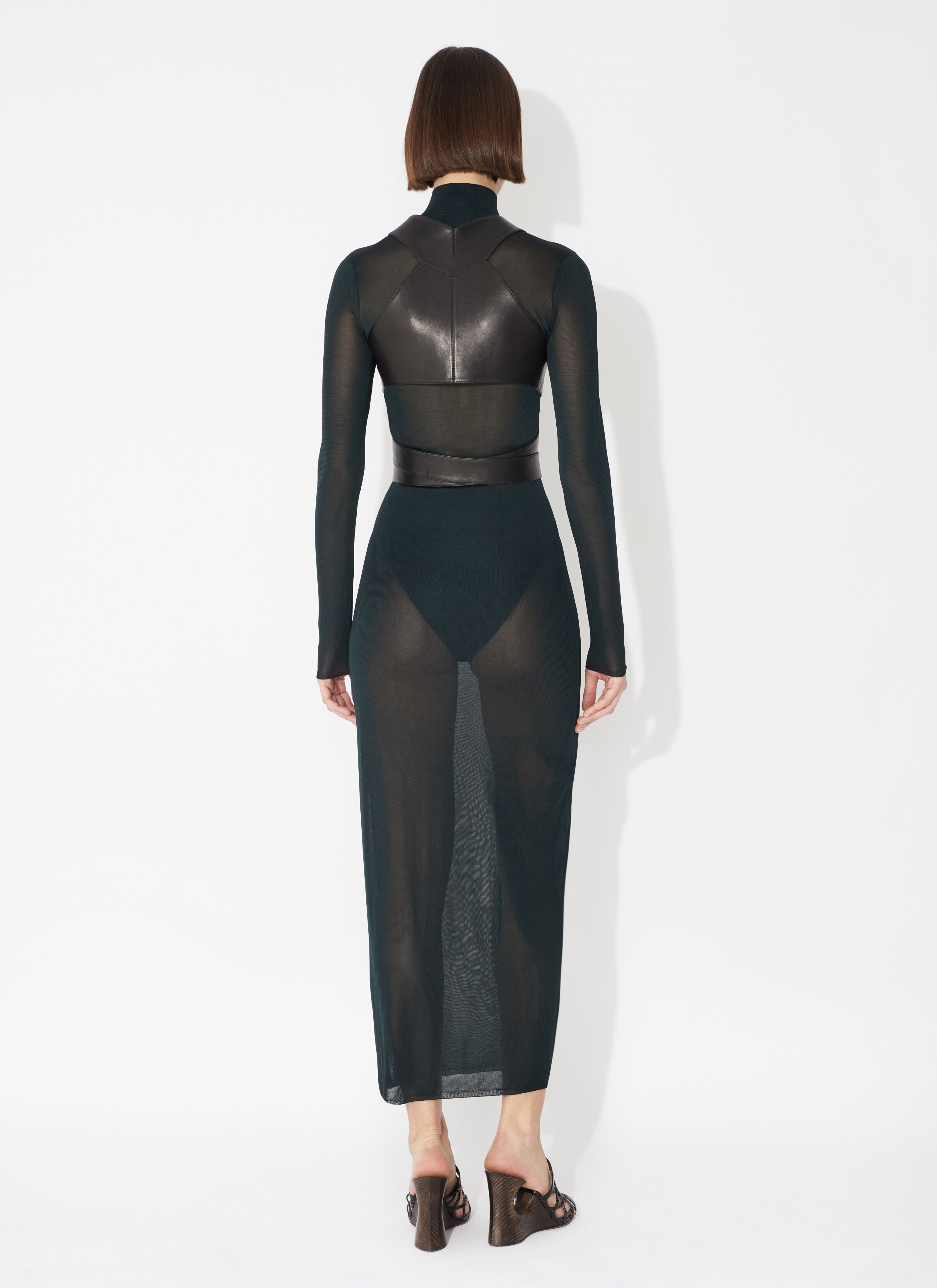 Leather bra - maison-alaia.com