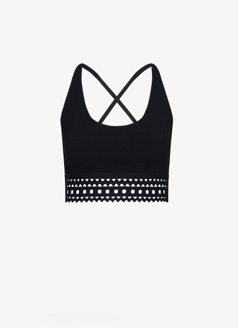 Vienne crossed back bra - maison-alaia.com