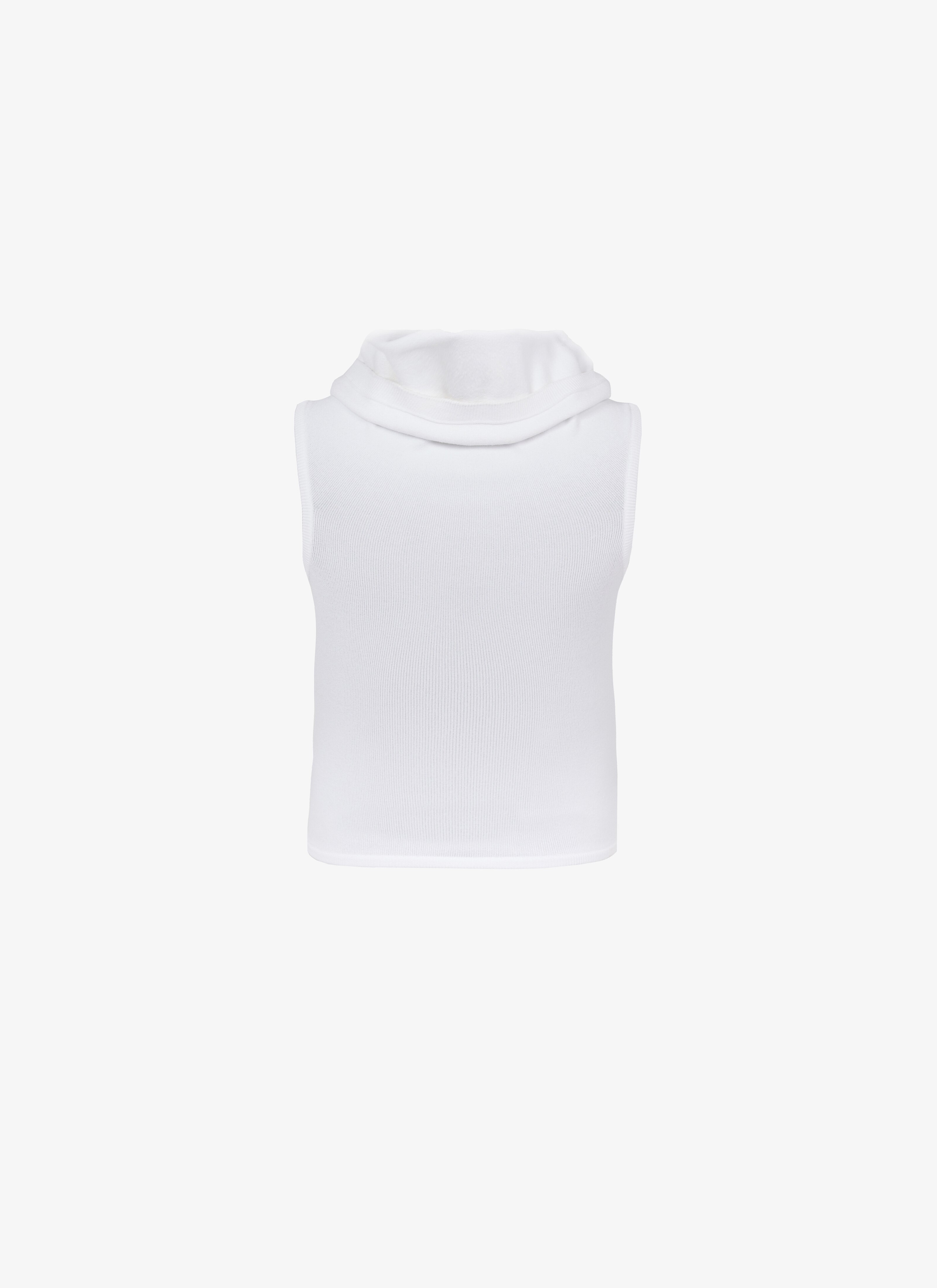 Crop hooded top - maison-alaia.com