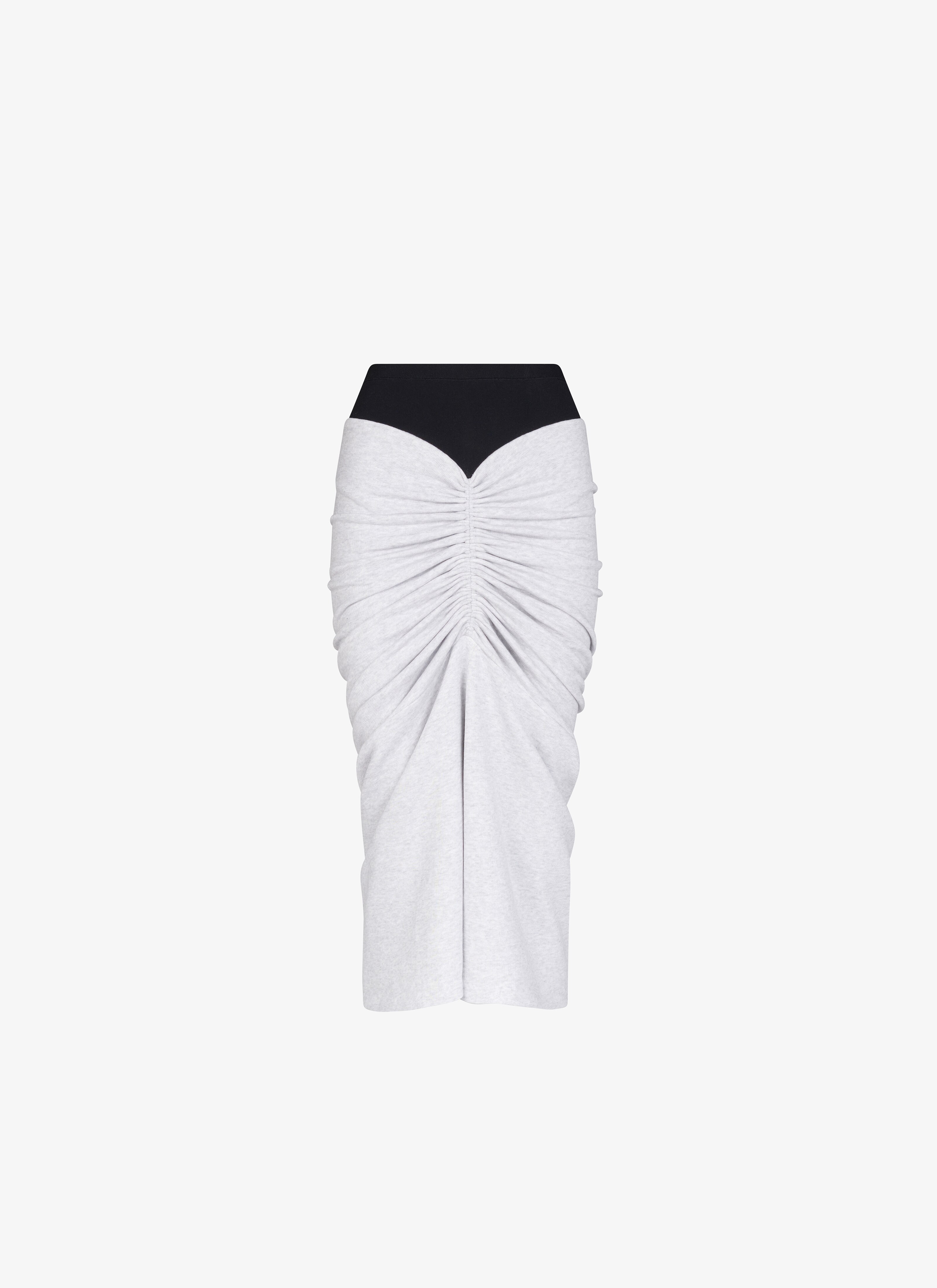 Draped fleece skirt - maison-alaia.com