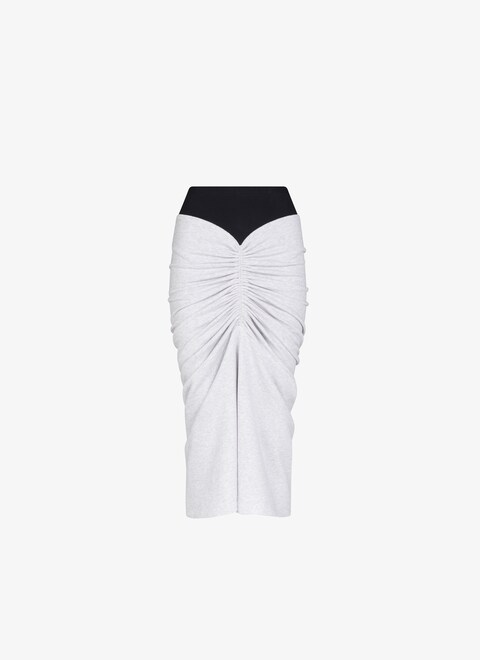 Draped fleece skirt - maison-alaia.com