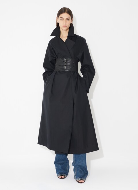 Cotton belted trench - maison-alaia.com