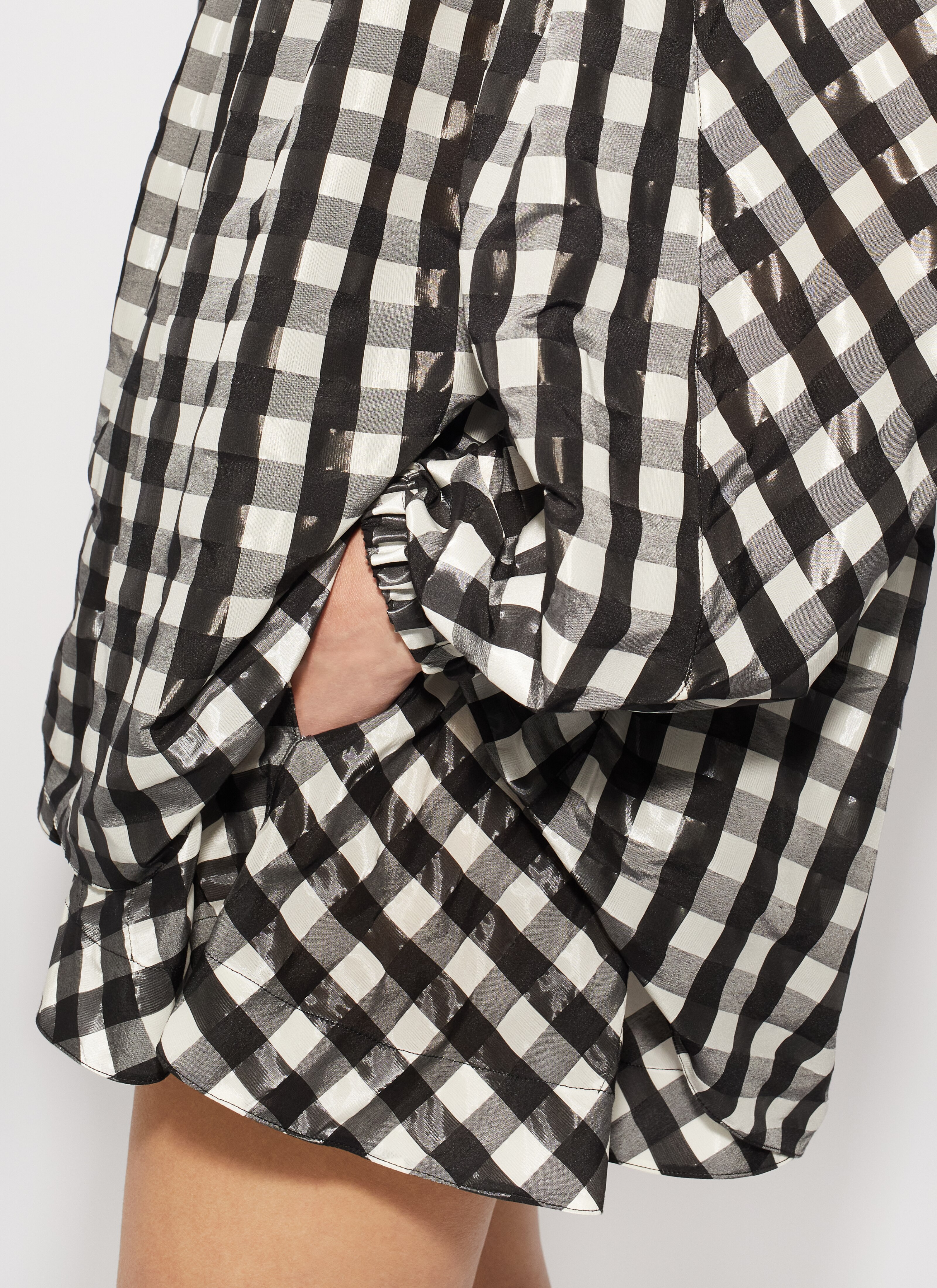 Vichy A-line short - maison-alaia.com