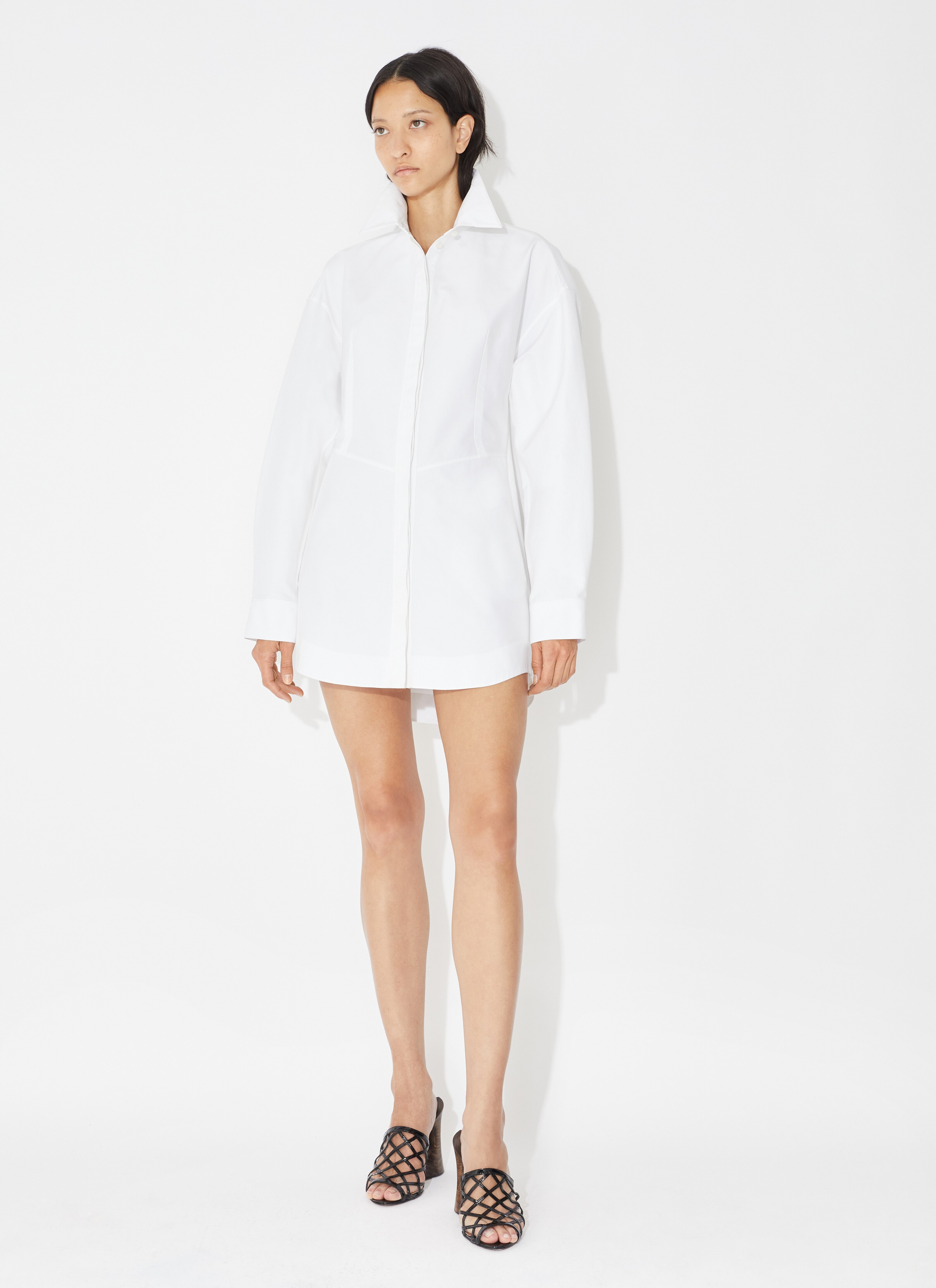 Poplin shirt dress - maison-alaia.com