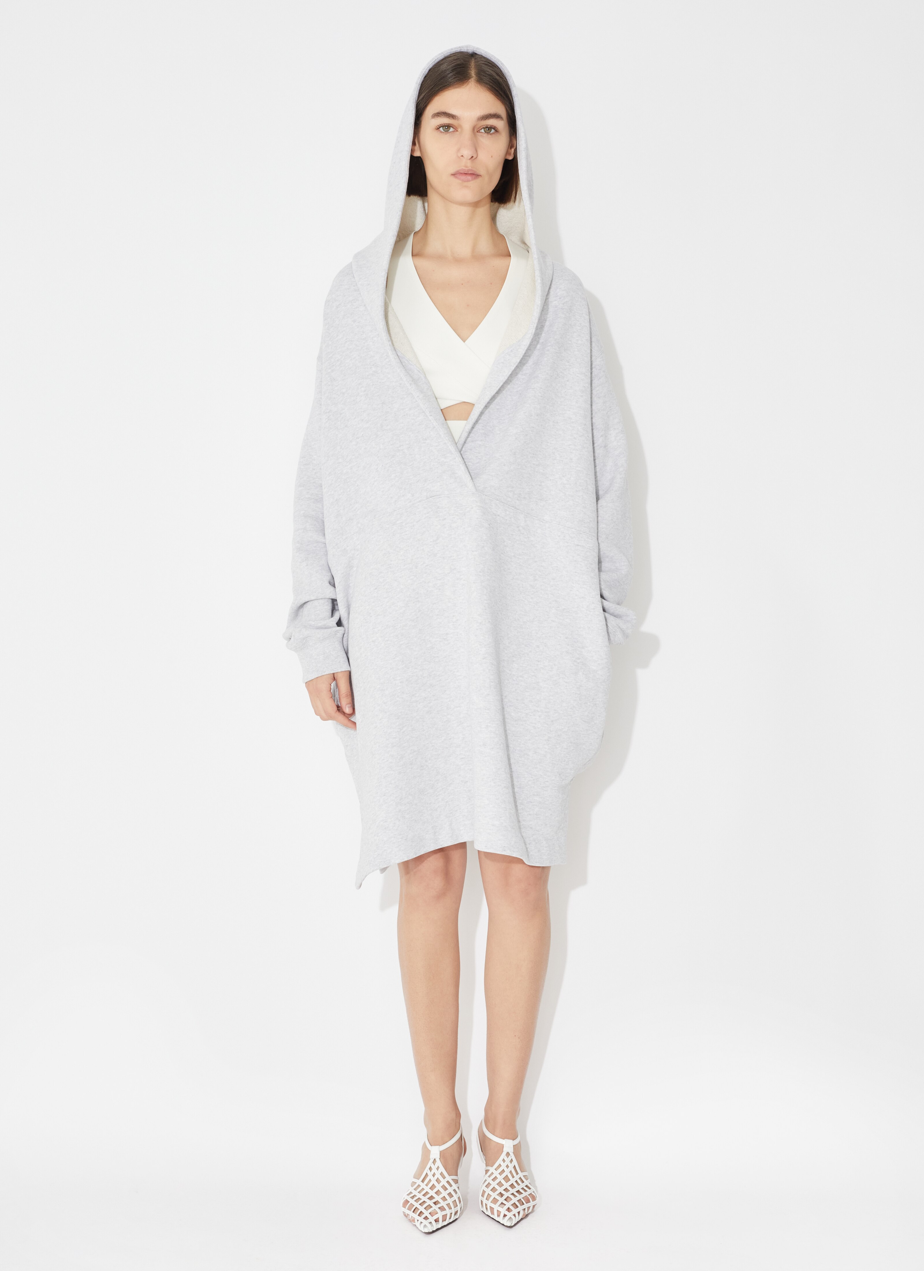 Cotton fleece dress - maison-alaia.com