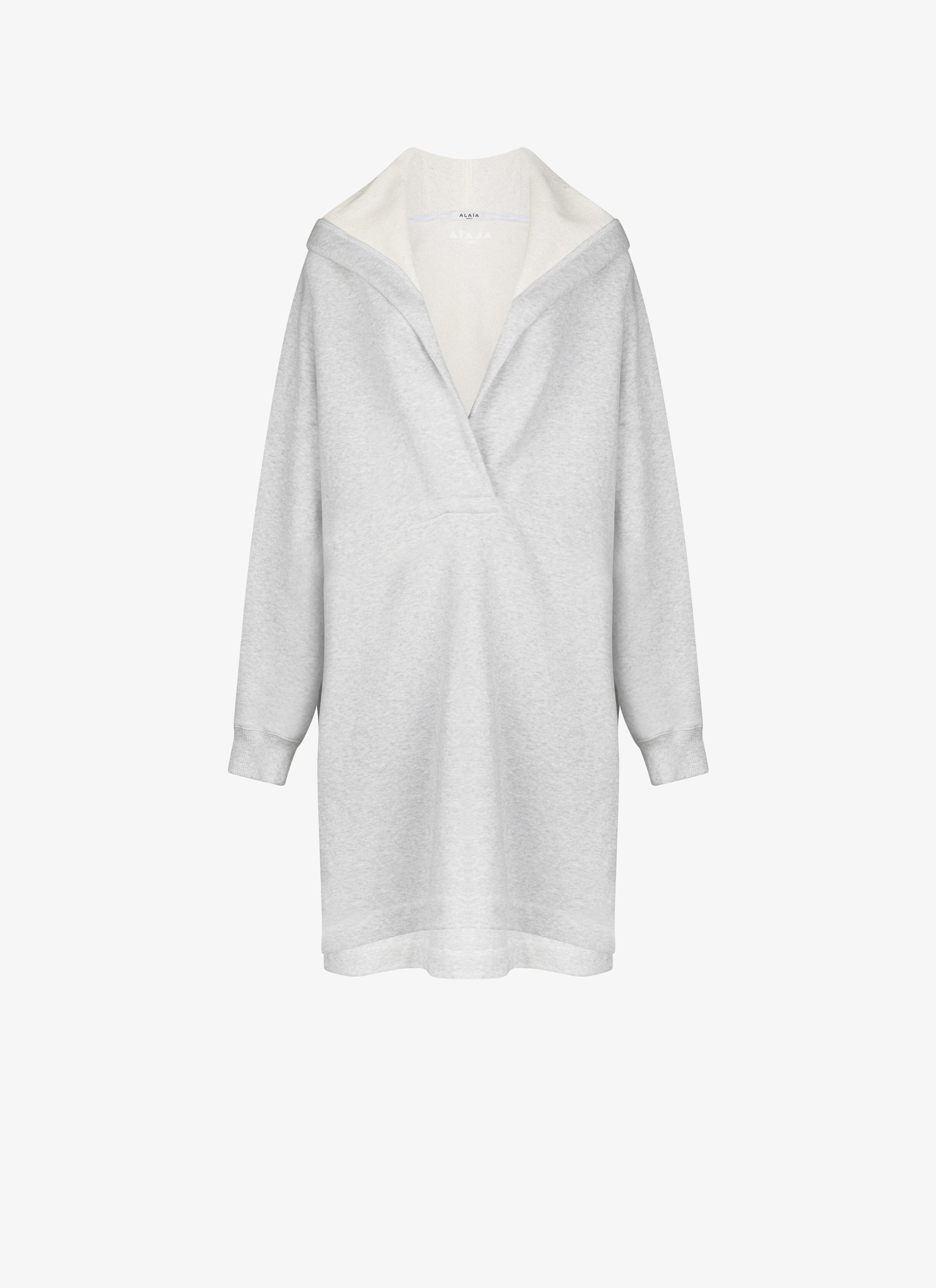 Cotton fleece dress - maison-alaia.com