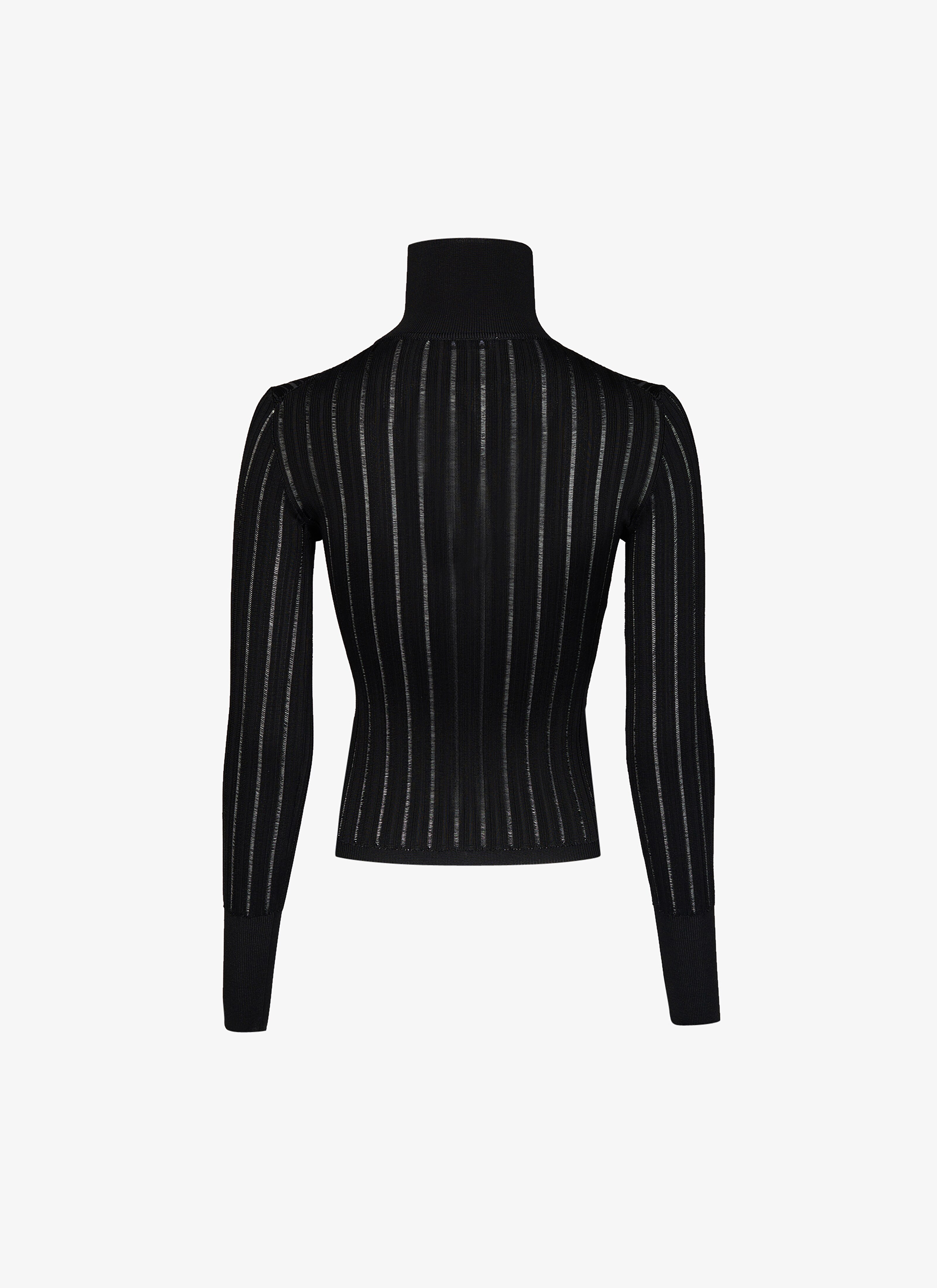 Shiny crinoline turtleneck - maison-alaia.com