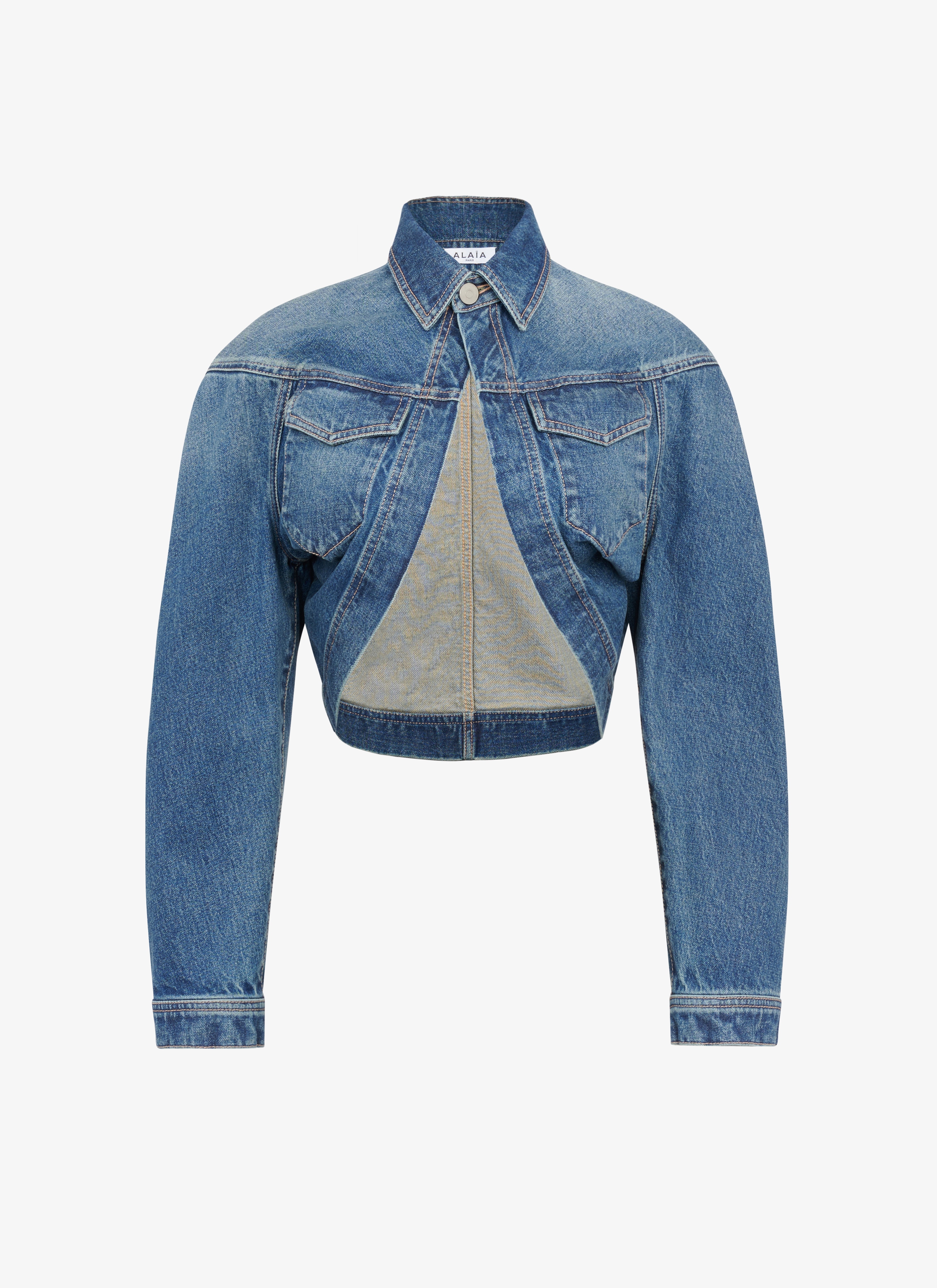 Denim cardi-jacket