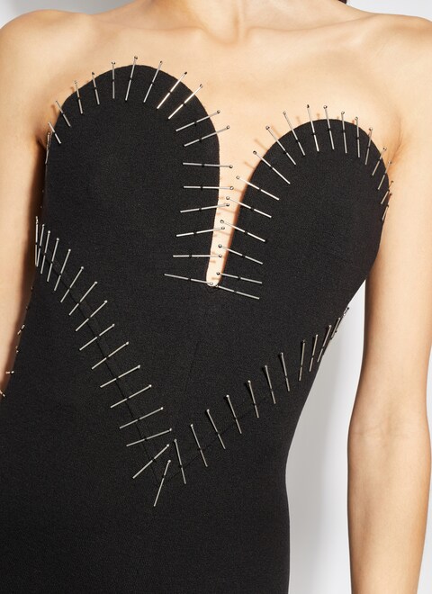 EMBROIDED HEART jumpsuit in wool - maison-alaia.com