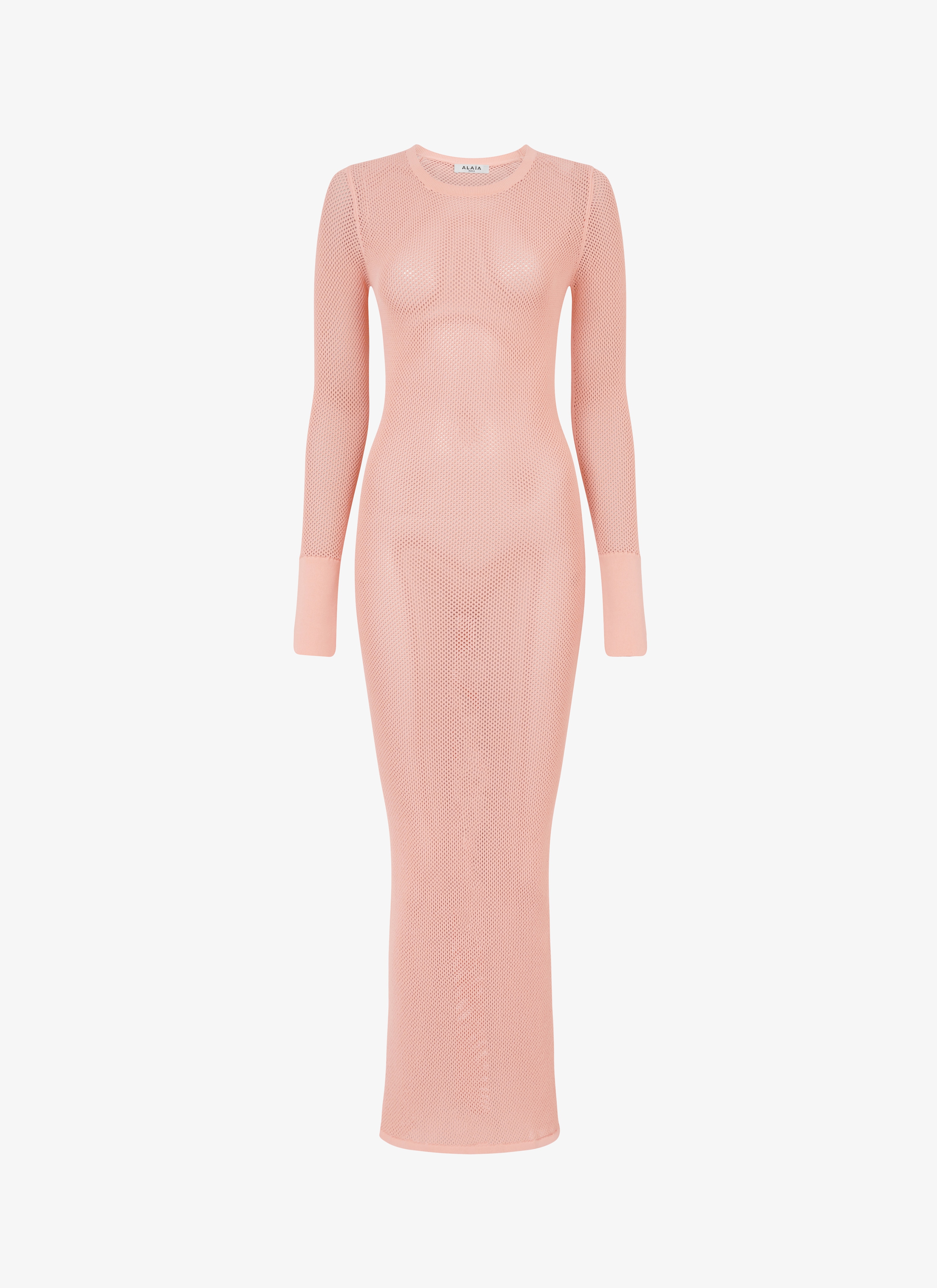 Mesh knit dress - maison-alaia.com