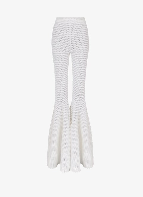 Flare 3D waffle pant - maison-alaia.com