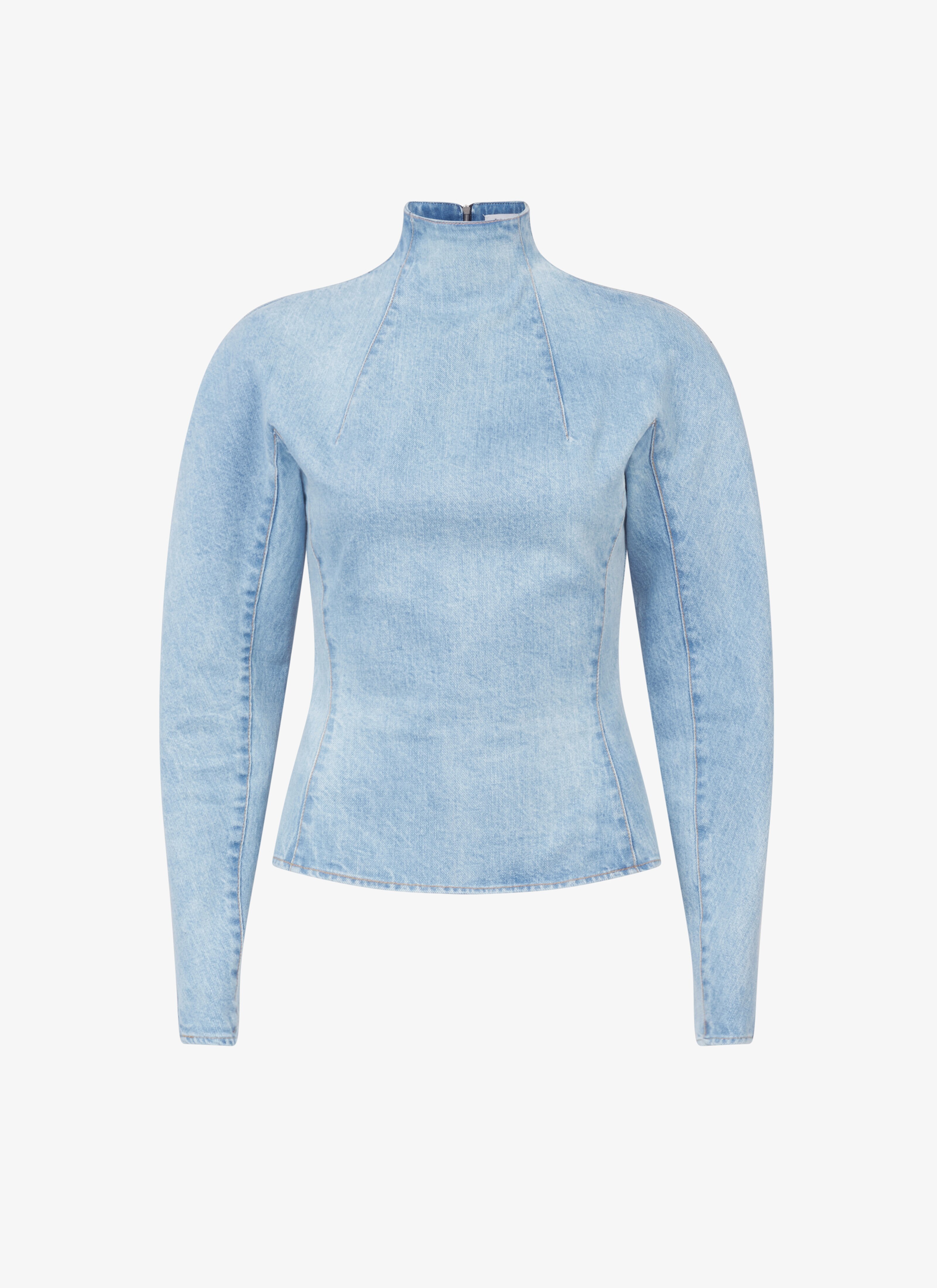 Denim top - maison-alaia.com