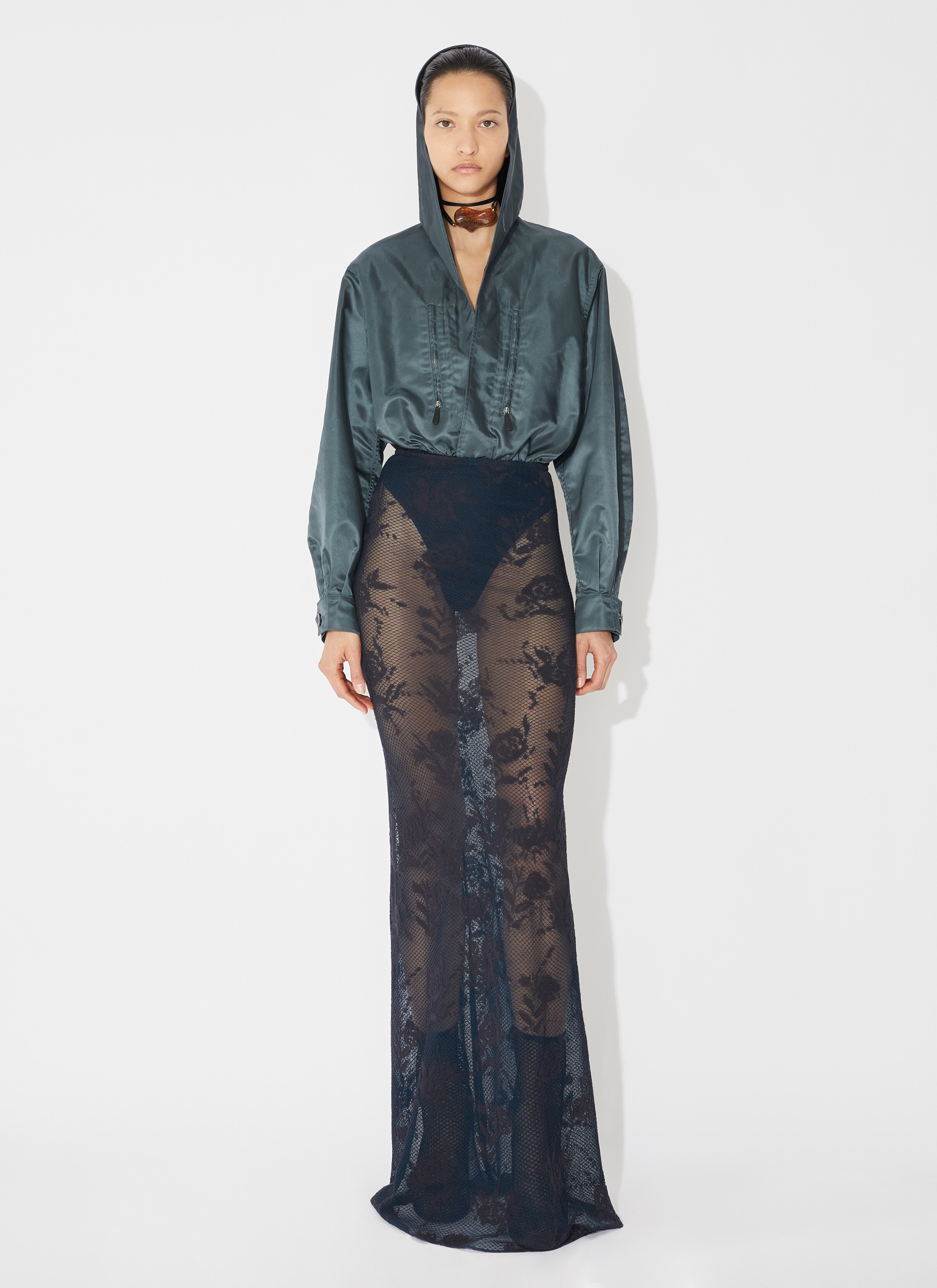 ALAÏA BLAU ROCK AUS SPITZE
