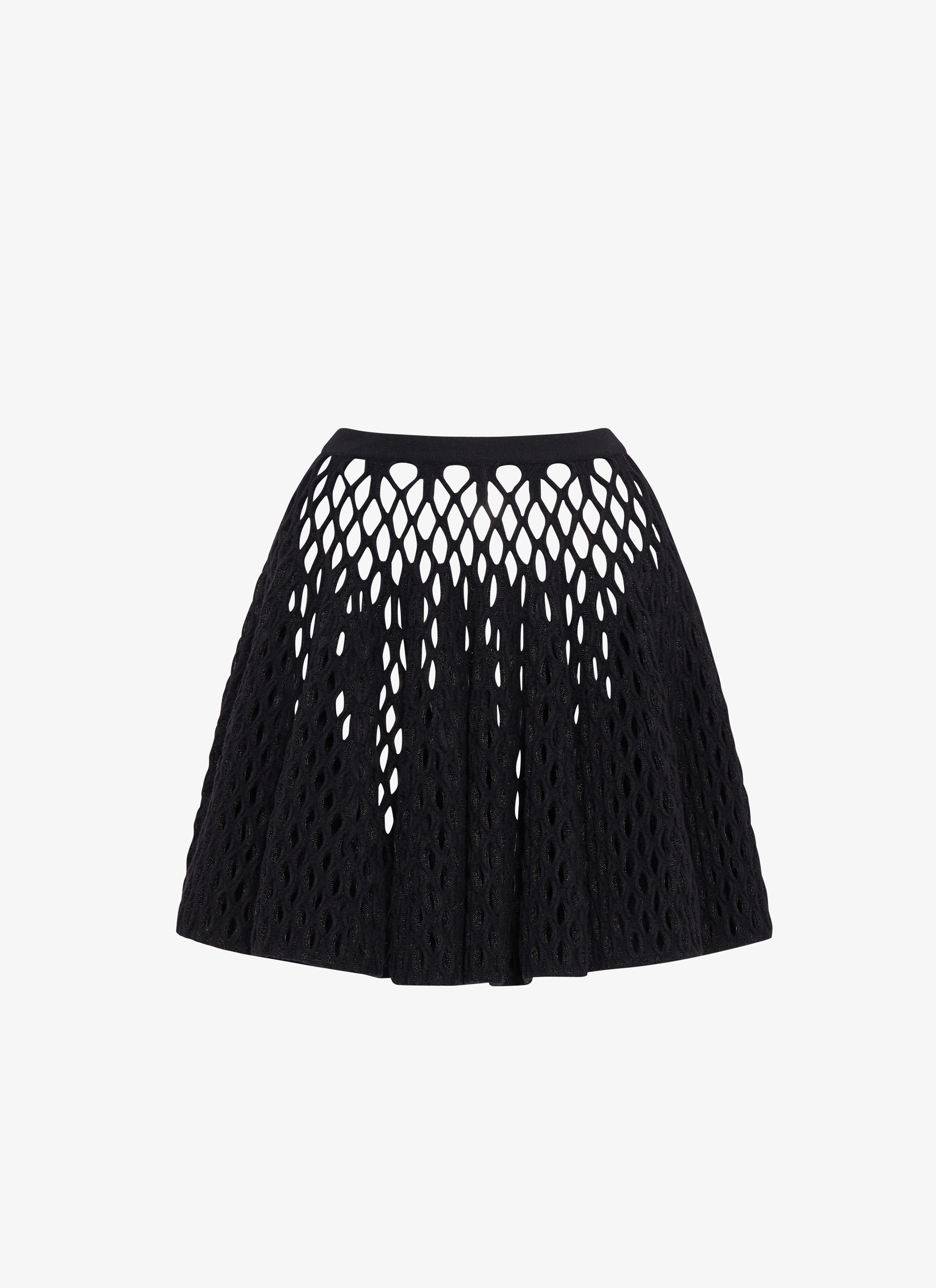 Cage knit skater skirt - maison-alaia.com