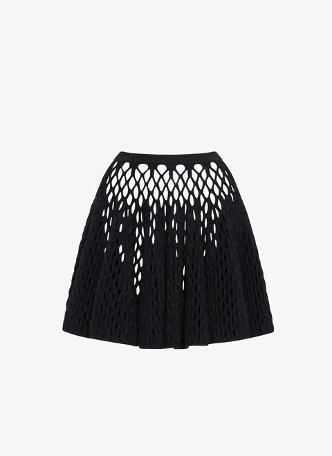 Cage knit skater skirt - maison-alaia.com