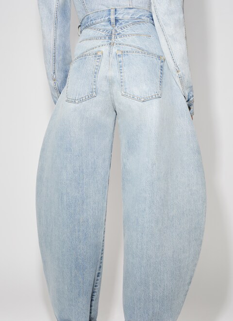 Round denim pant - maison-alaia.com