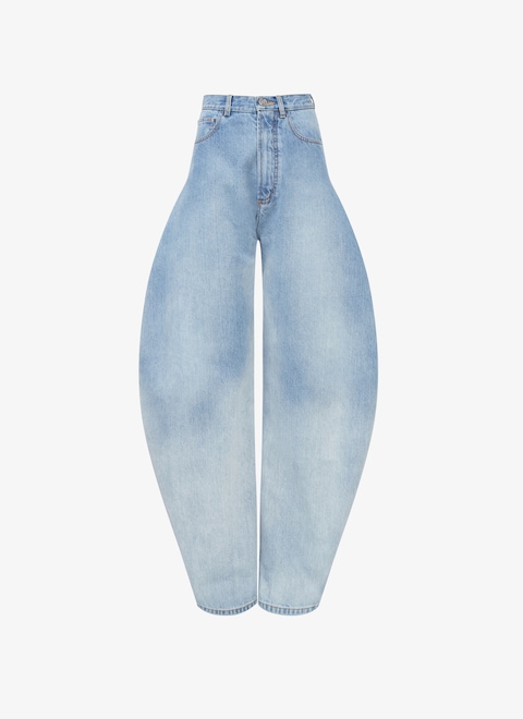 Round denim pant - maison-alaia.com