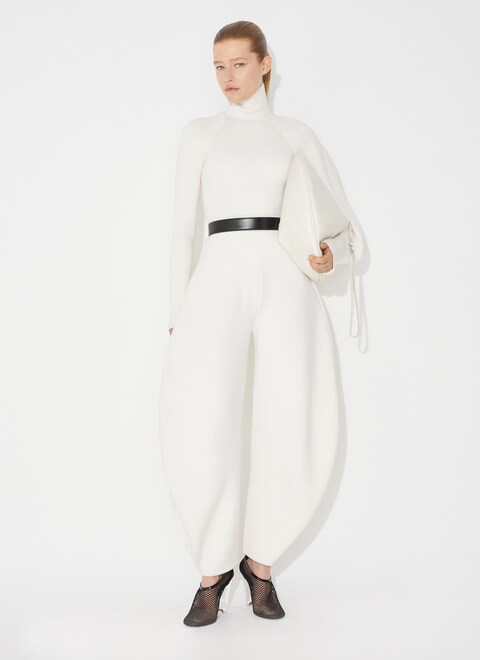 Round rib knit pant - maison-alaia.com
