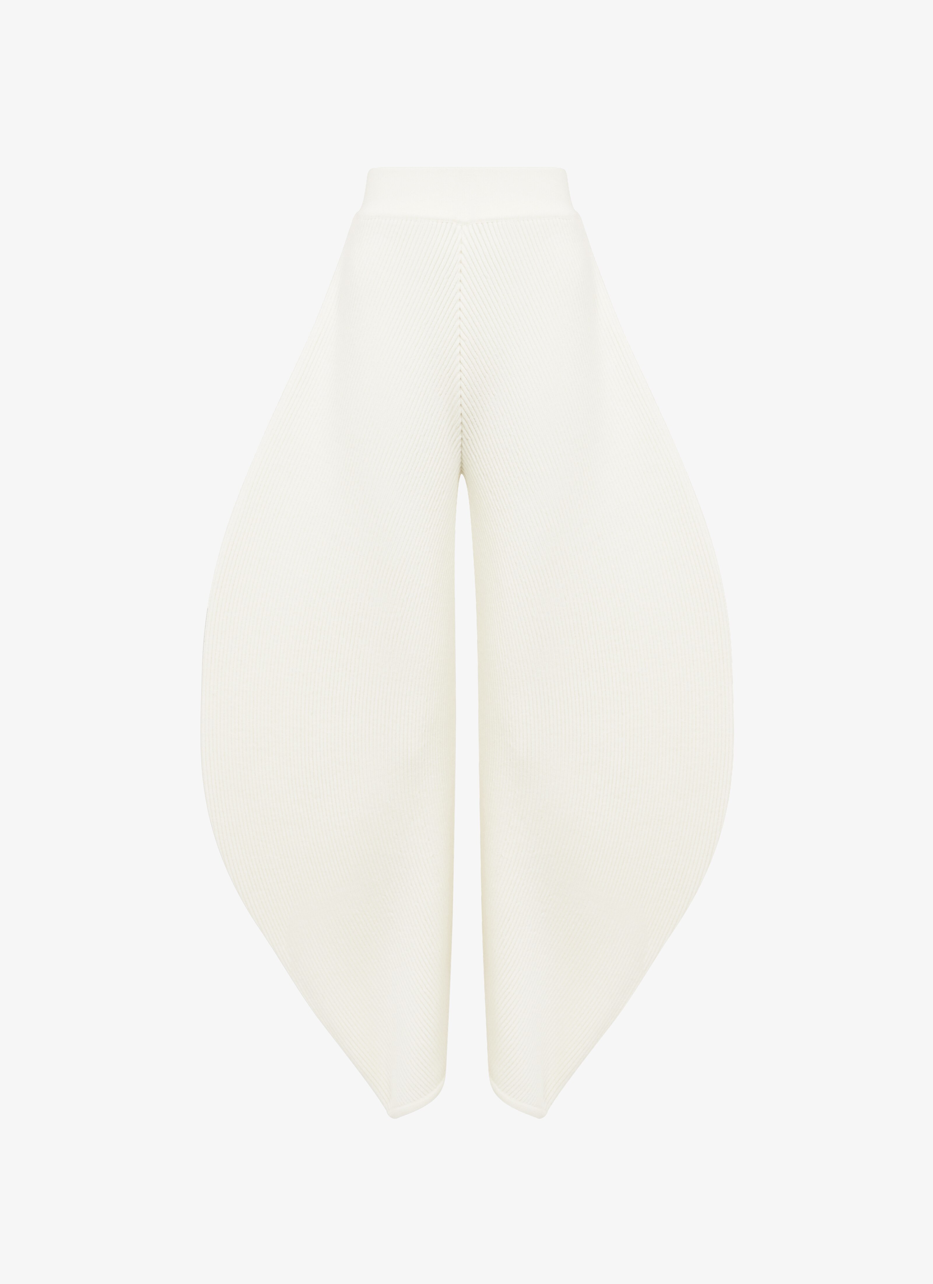 Round rib knit pant - maison-alaia.com