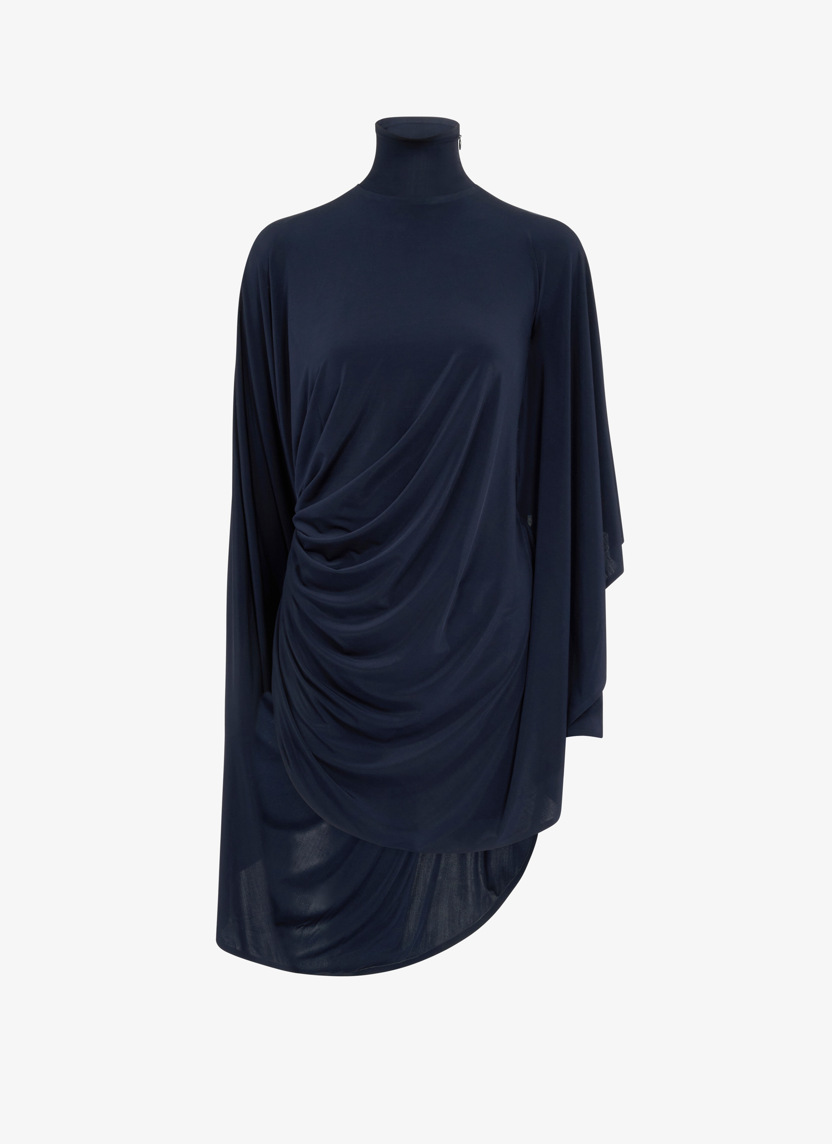 Draped fluid jersey dress - maison-alaia.com