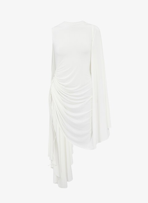 Draped fluid jersey dress - maison-alaia.com