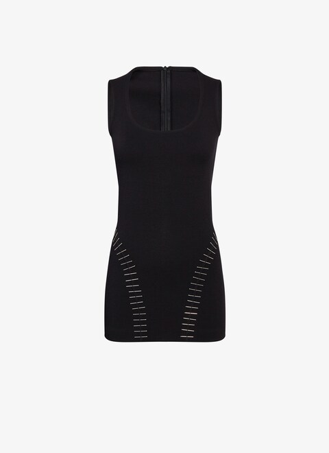 Wool embroidered mini dress - maison-alaia.com