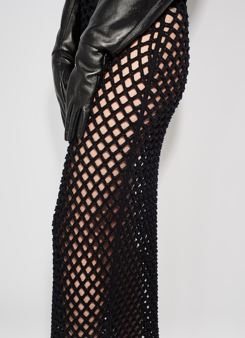Cage knit tube dress - maison-alaia.com