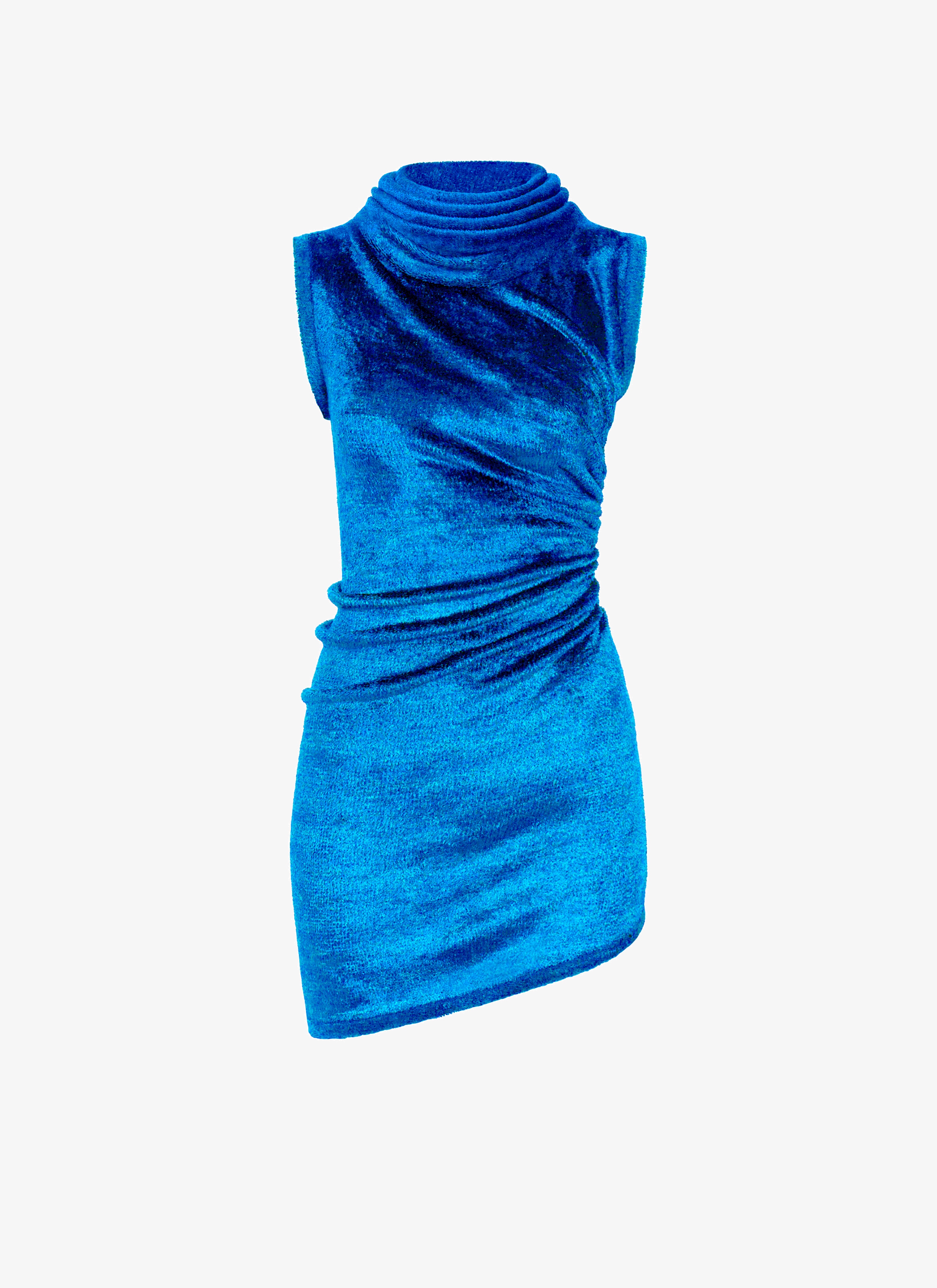 Balenciaga Dress In Polyamide in Blue