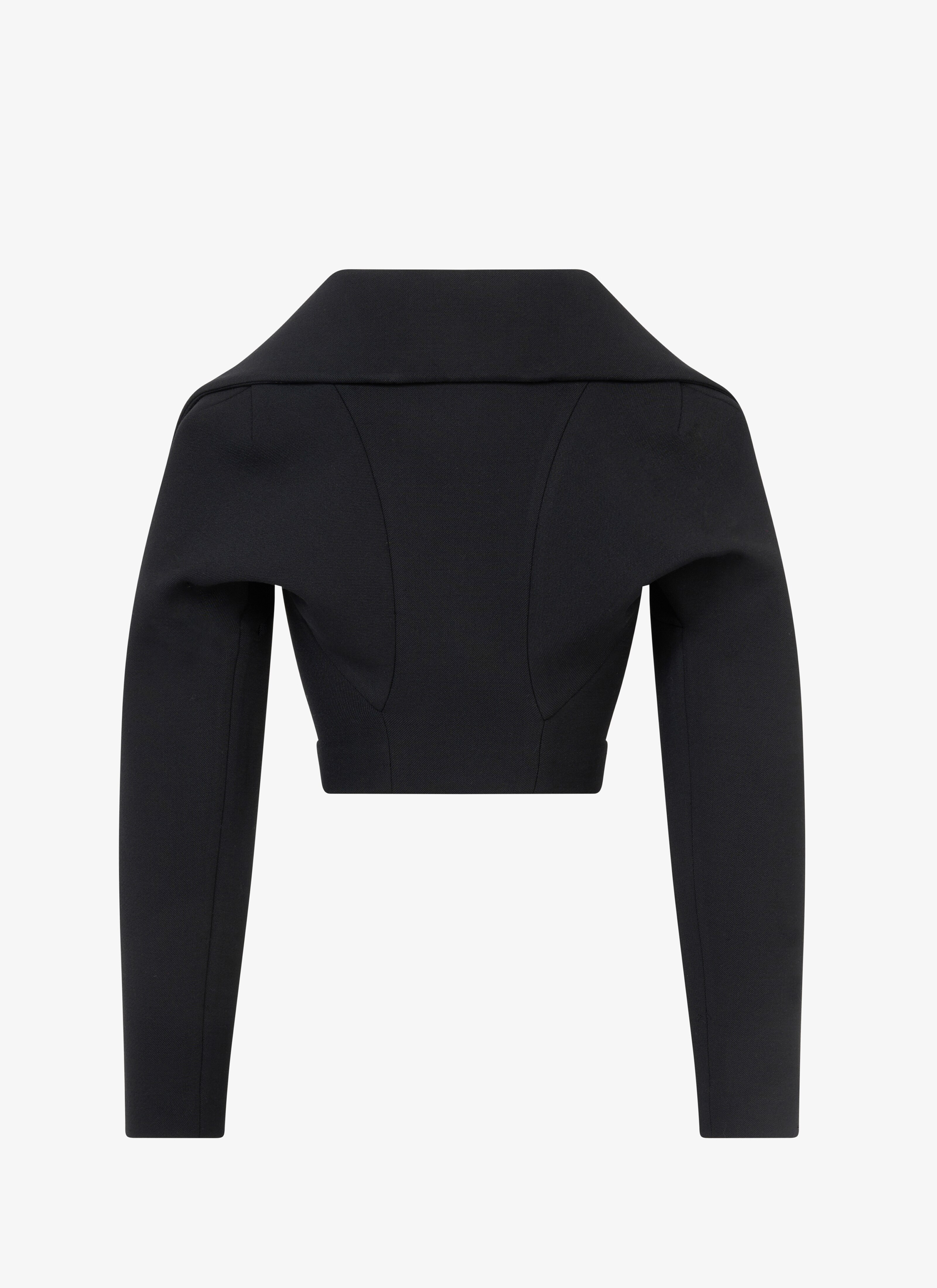 ALAÏA VESTE ZIPPÉE EN LAINE NOIR