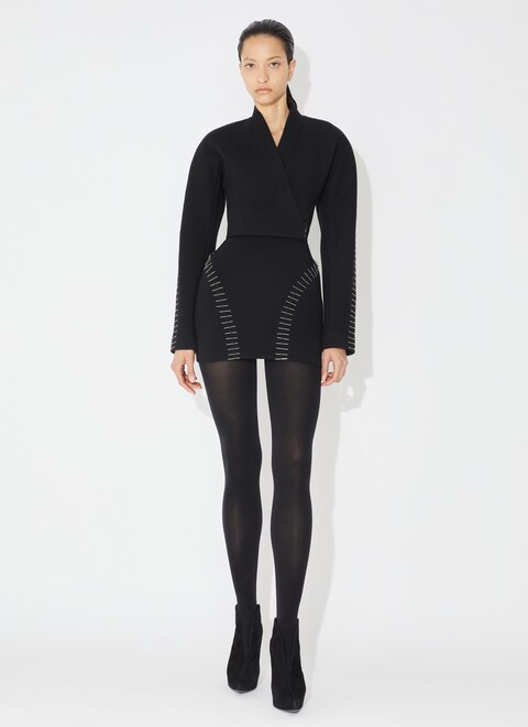 Embroidered cropped jacket - maison-alaia.com