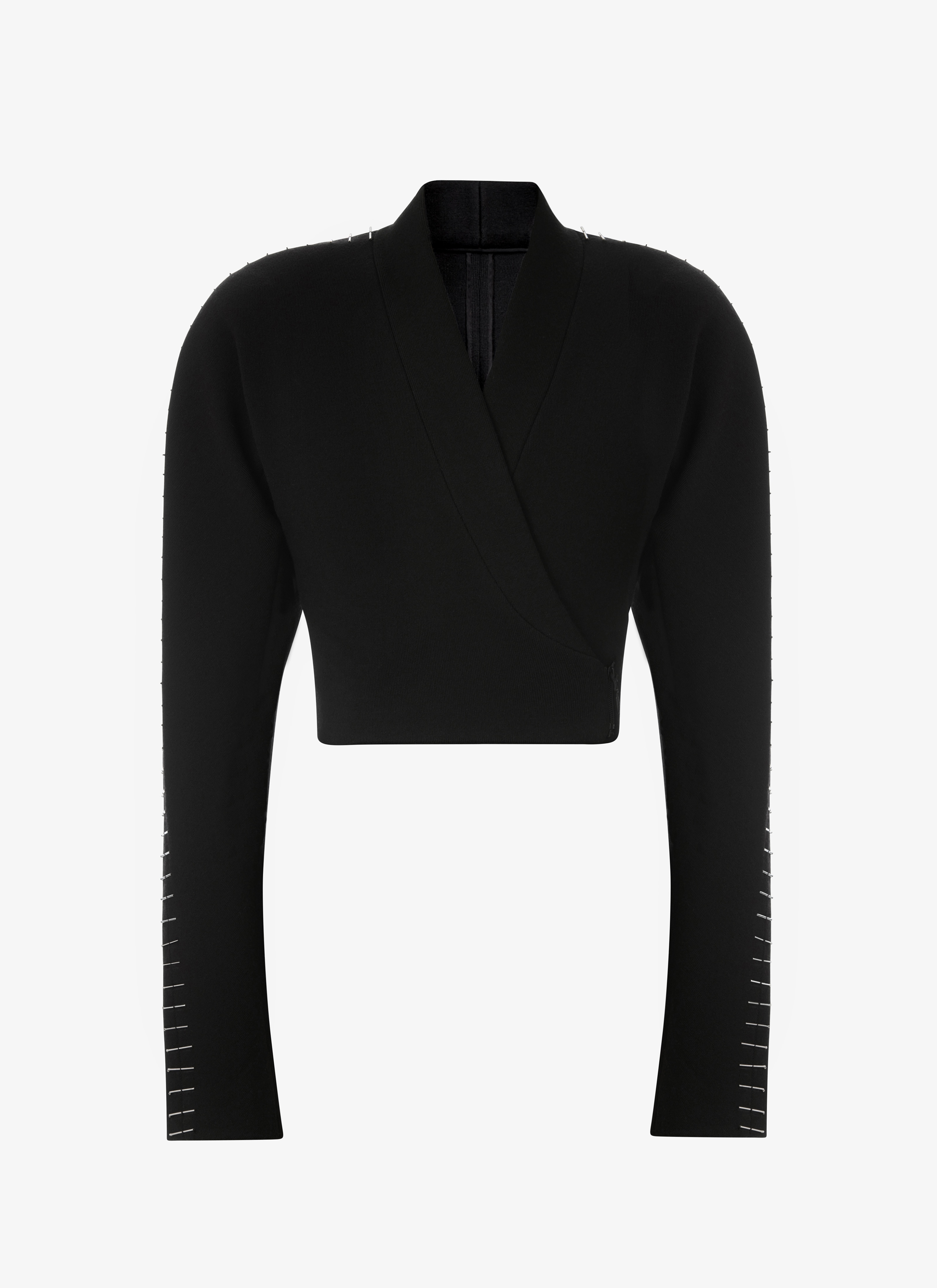 Embroidered cropped jacket - maison-alaia.com