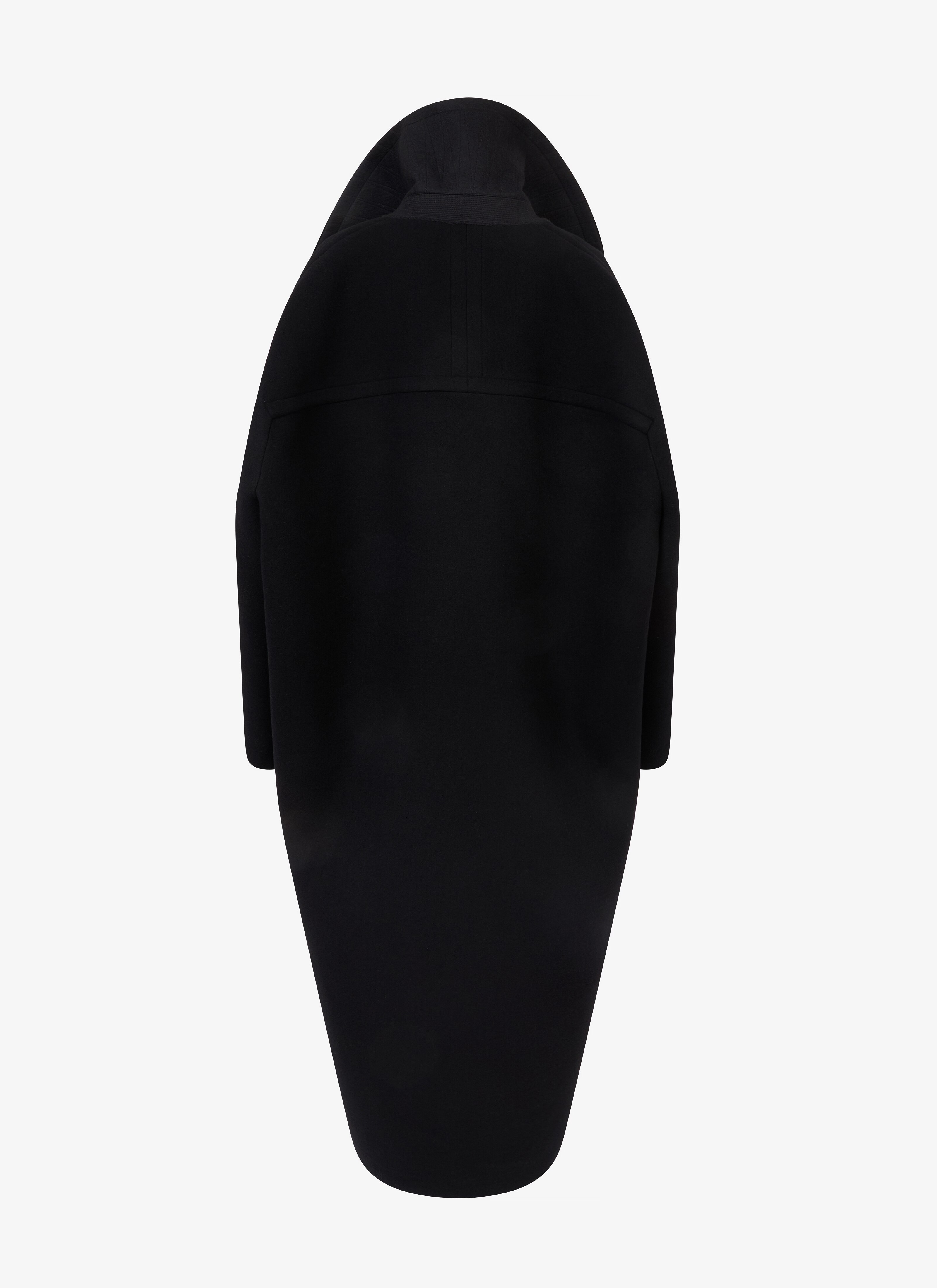 ALAÏA BLACK MAXI WOOL COAT