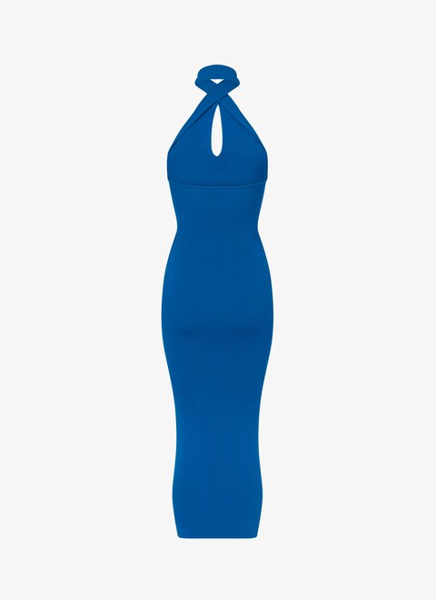 Knitted Cross midi dress - maison-alaia.com