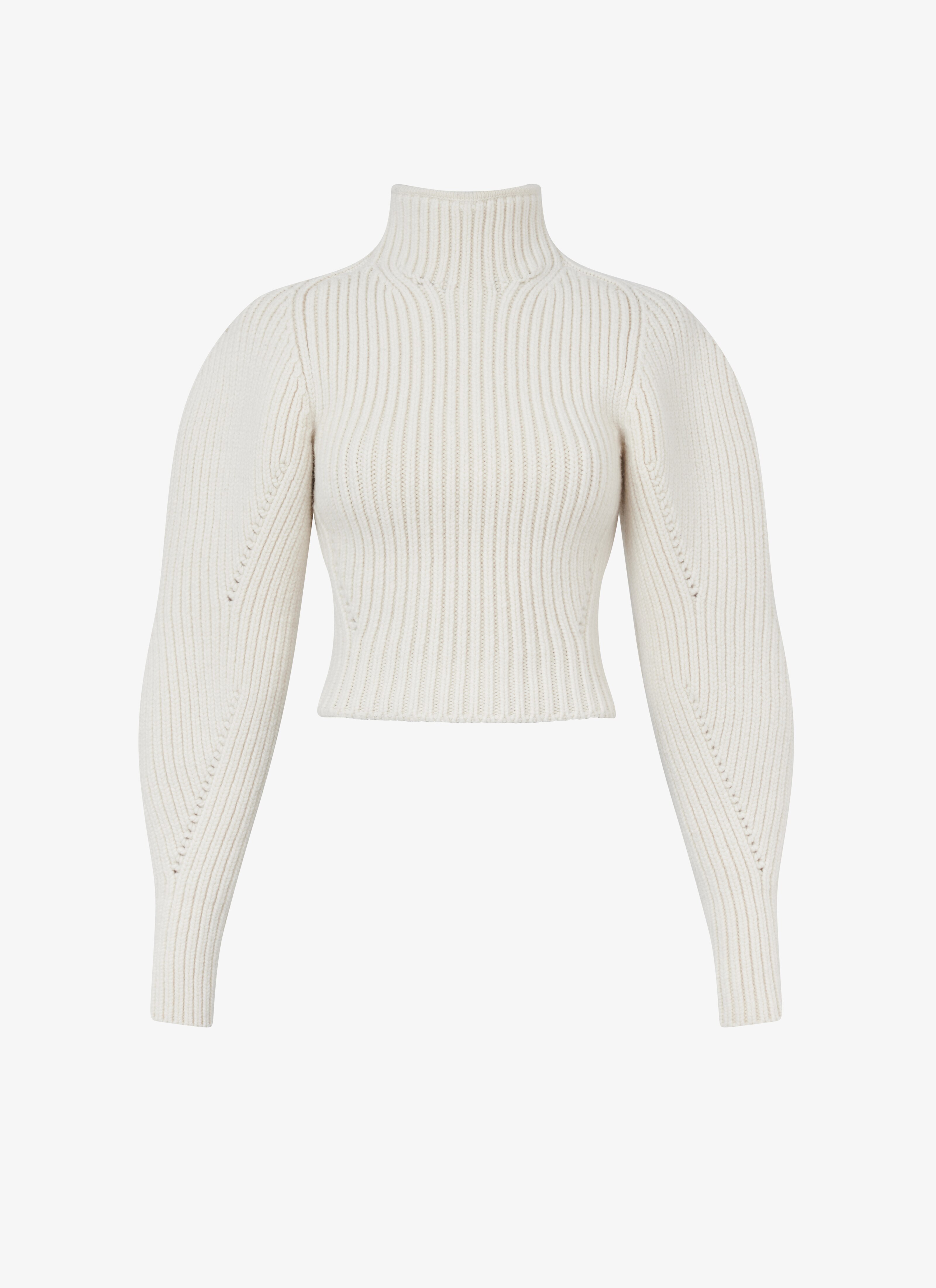 PULLOVER IN LANA E CASHMERE A COSTE maison-alaia.com
