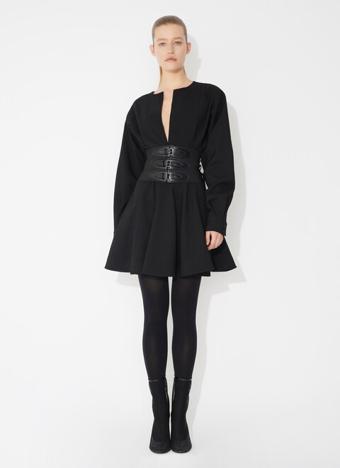 Wool buckle dress - maison-alaia.com